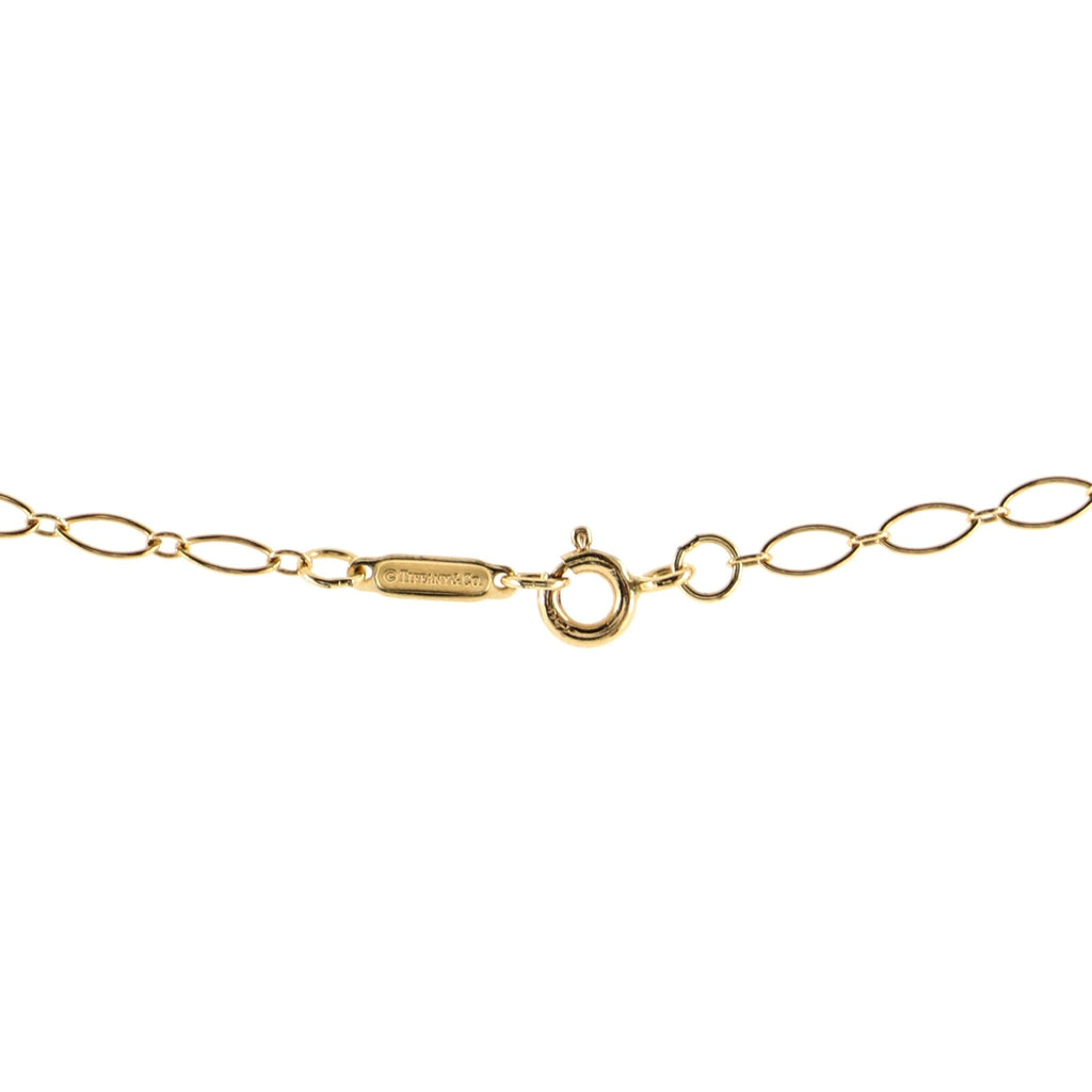 Oval Link Chain Necklace 18K Yellow Gold 16