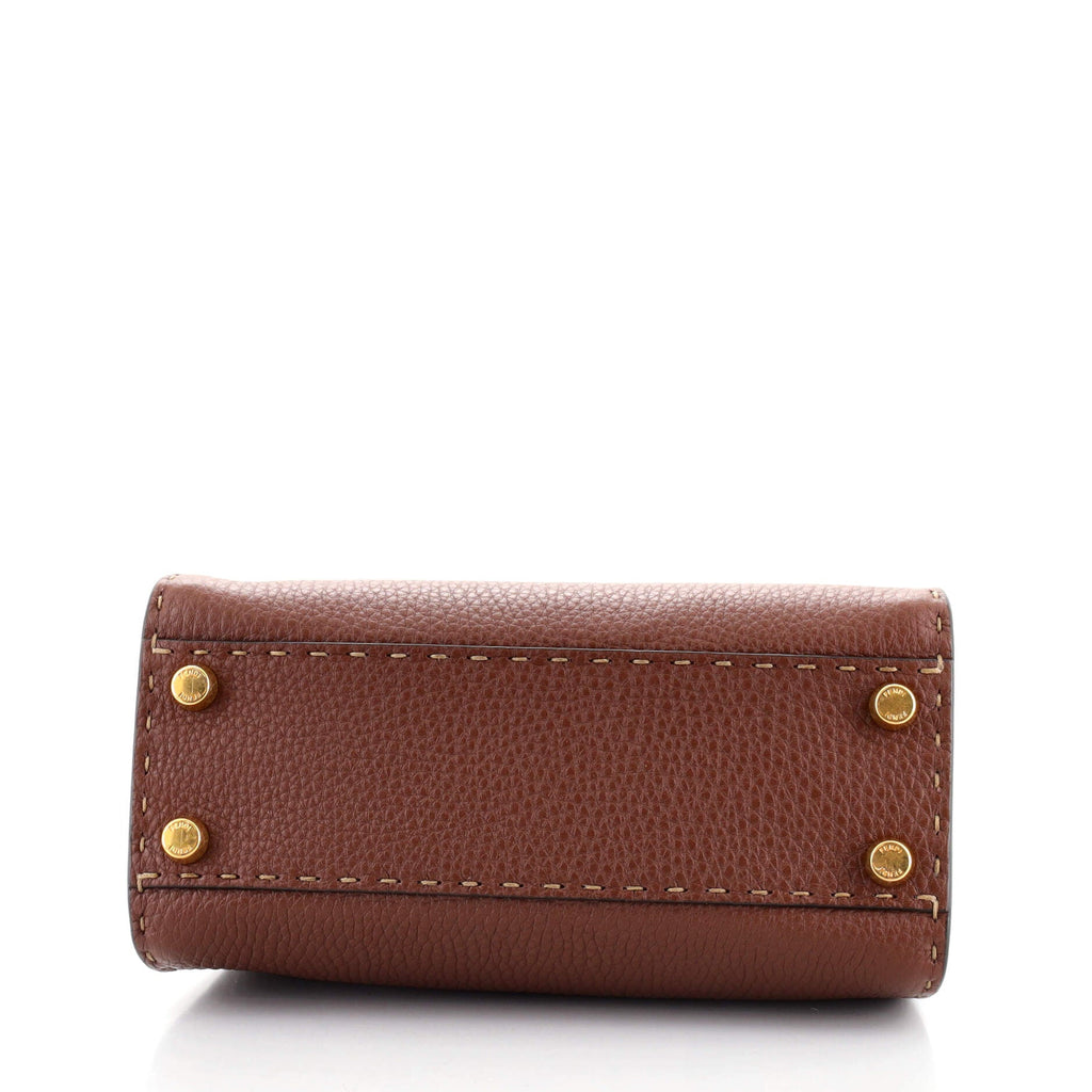 Selleria Peekaboo Bag Leather with Python Mini