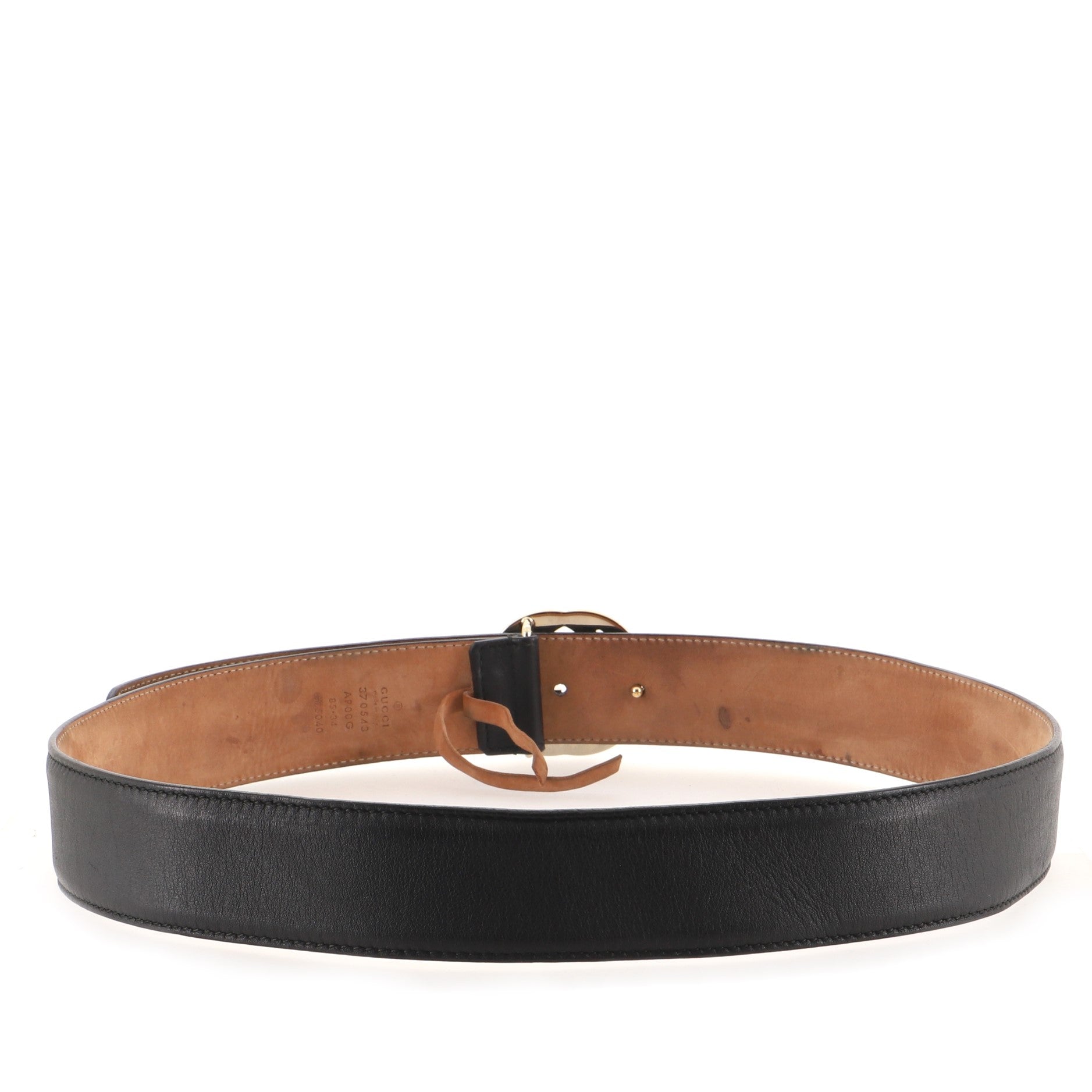 Interlocking G Belt Leather Medium 85