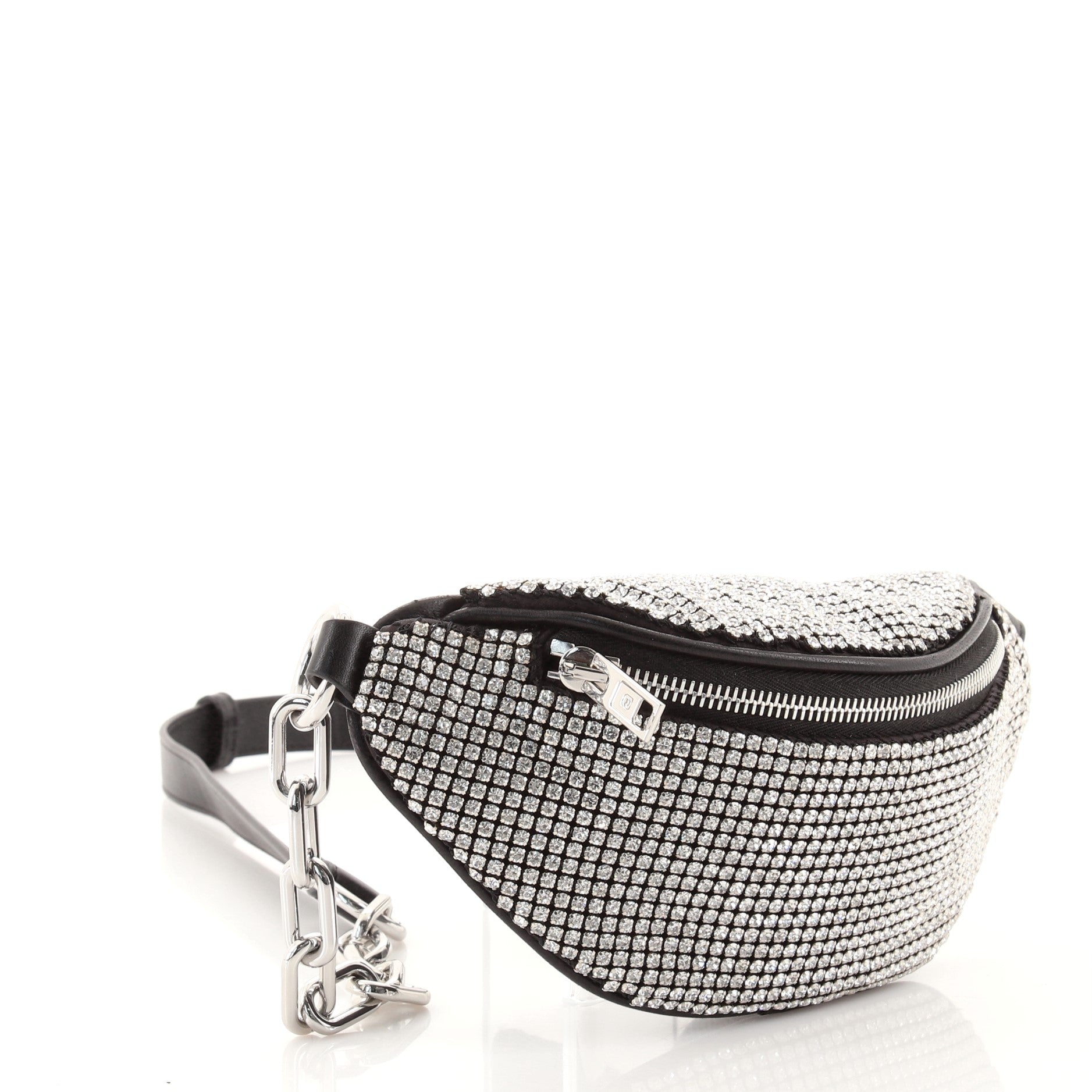 Attica Waist Bag Leather and Crystals Mini