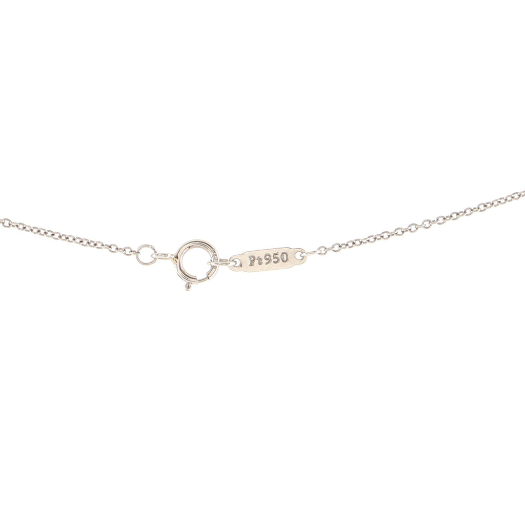 Soleste Round Pendant Necklace Platinum with Diamonds