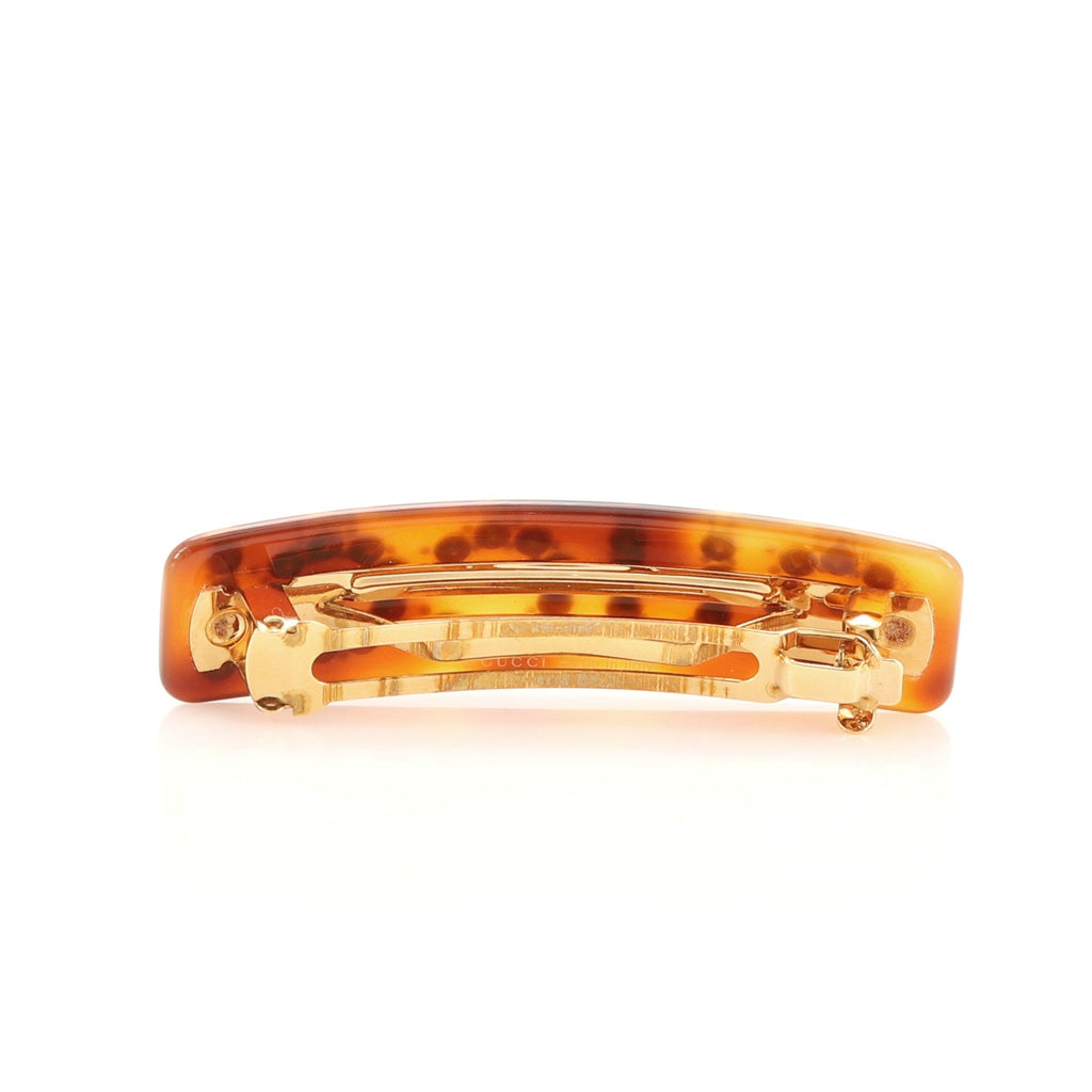 Hair Barrette Crystal Embellished Resin XS