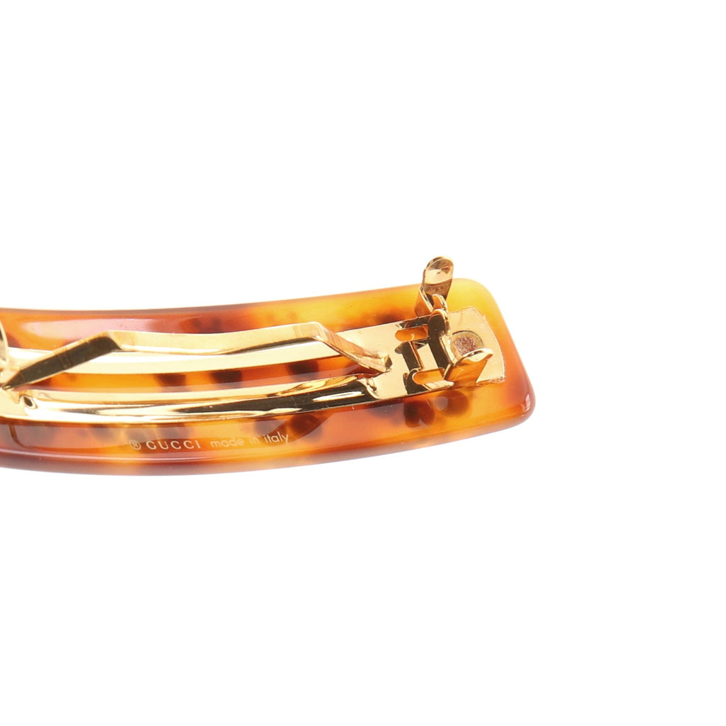 Hair Barrette Crystal Embellished Resin XS