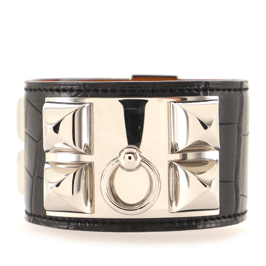 Collier de Chien Bracelet Matte Alligator