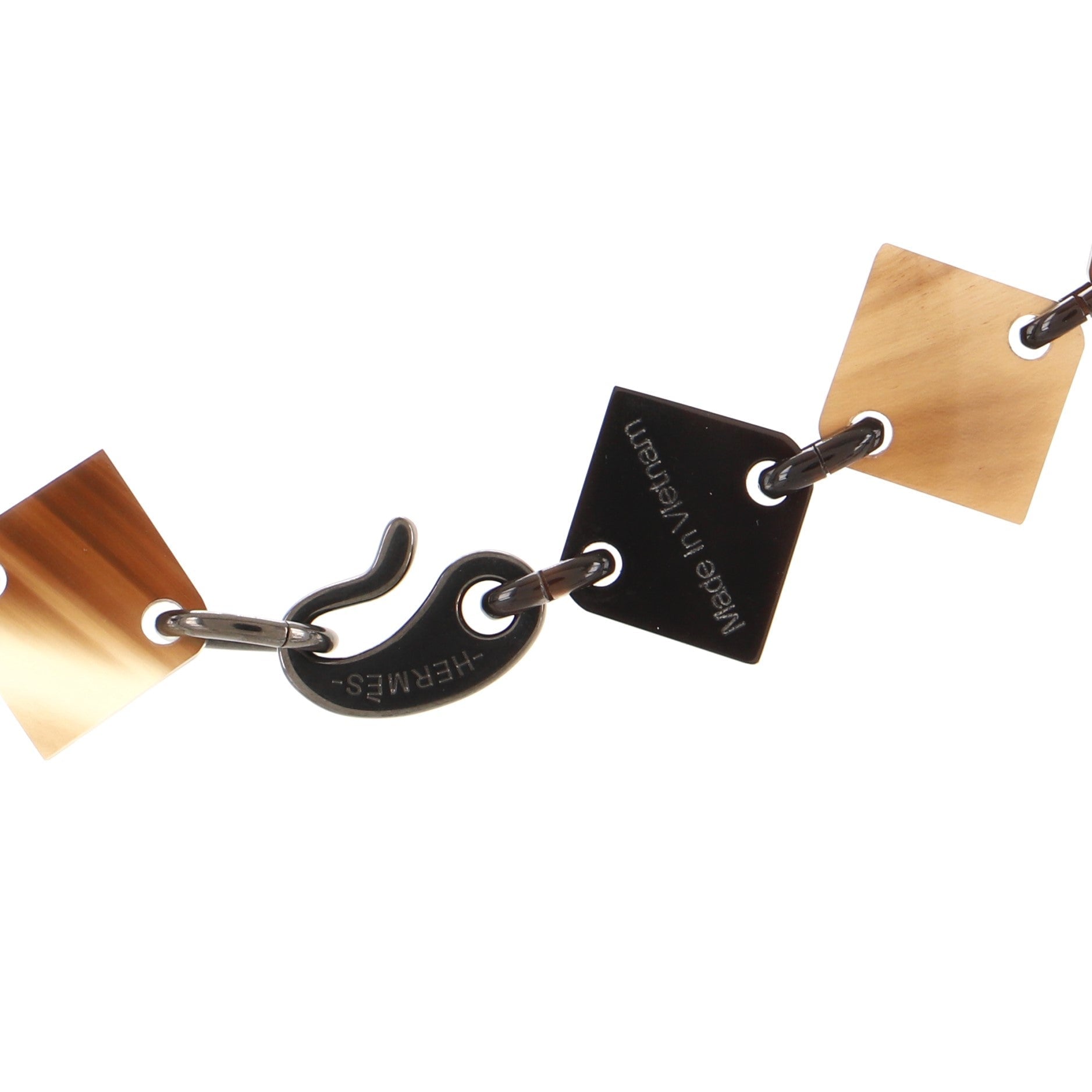 Deva Long Necklace Buffalo Horn and Wood
