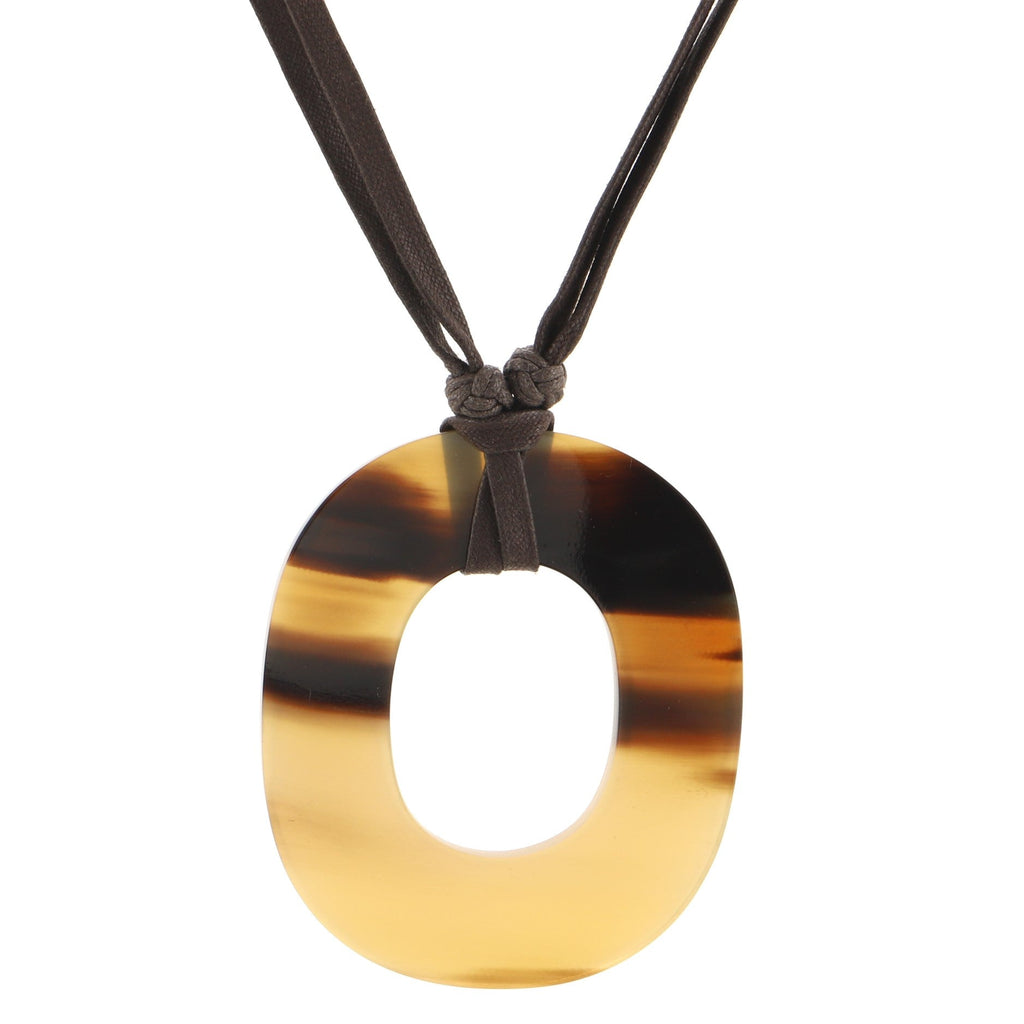 Isthme Pendant Necklace Buffalo Horn