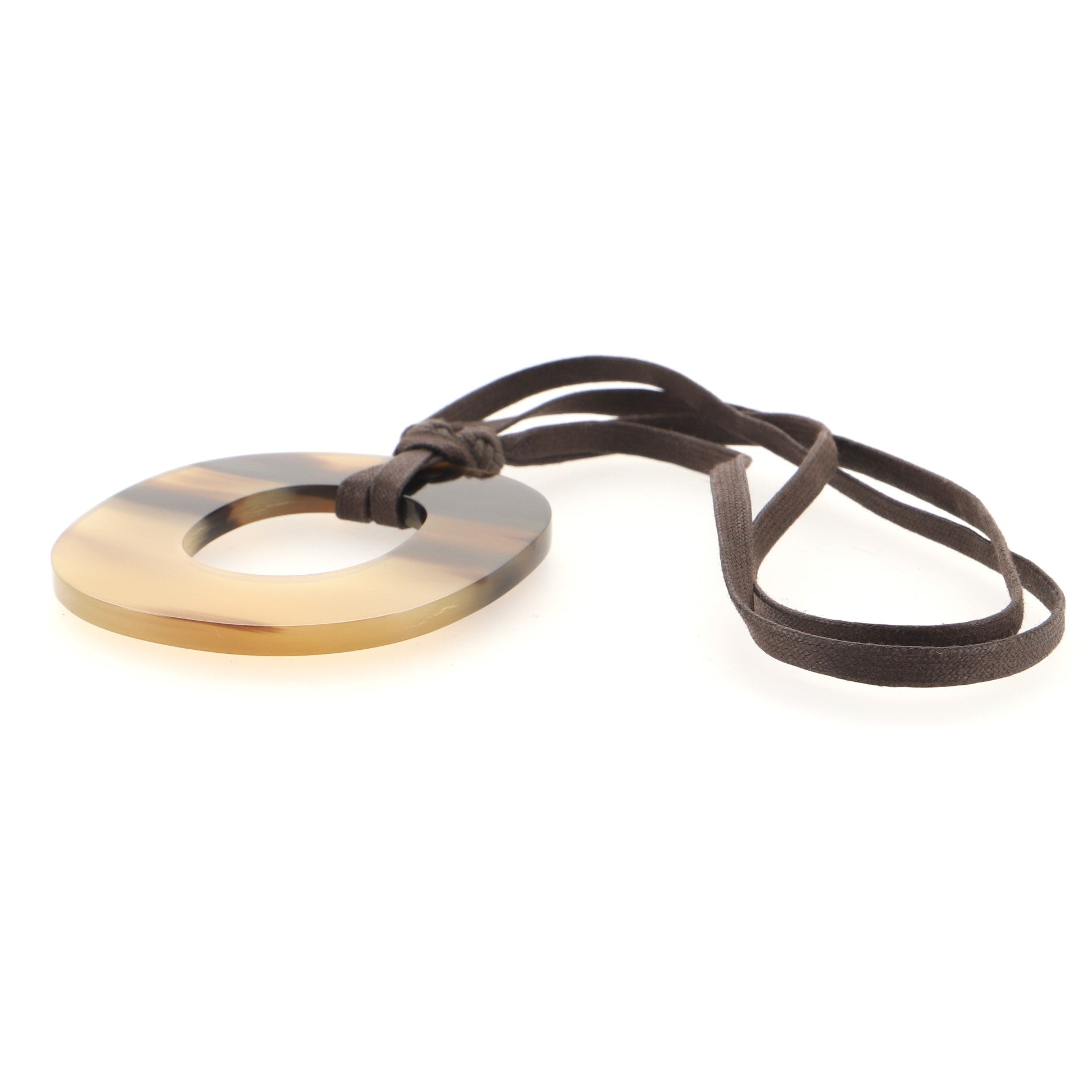 Isthme Pendant Necklace Buffalo Horn