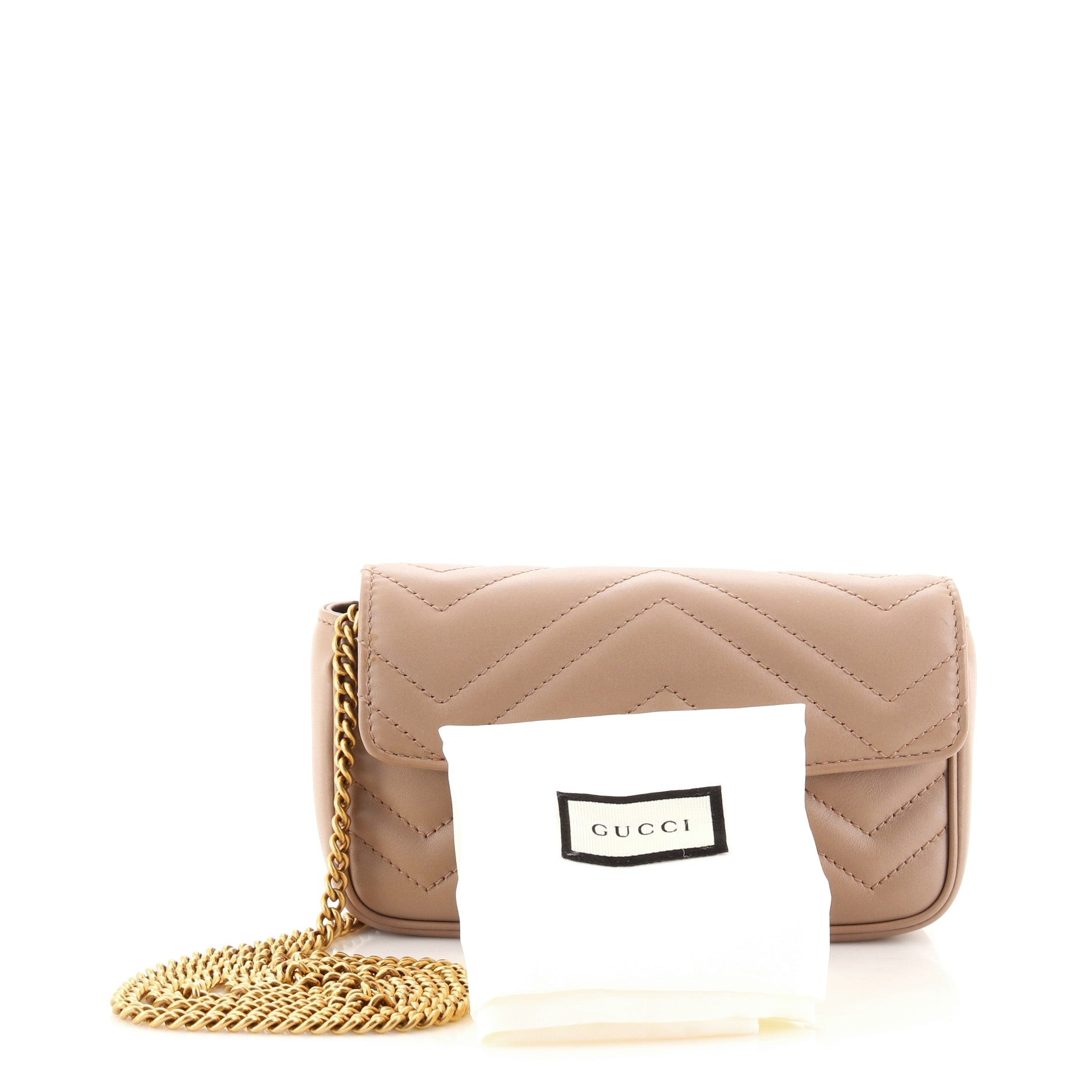 GG Marmont Flap Bag Matelasse Leather Super Mini
