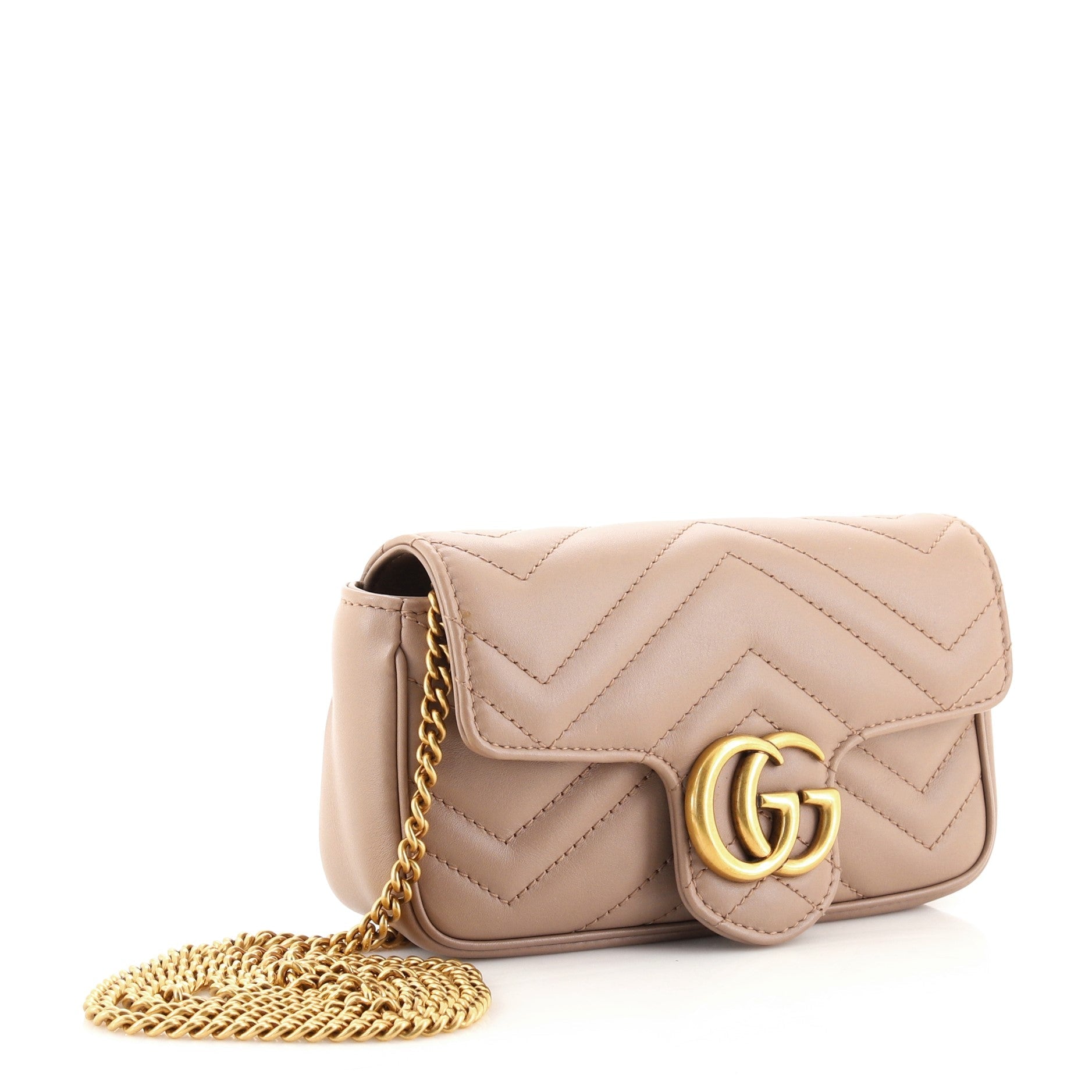 GG Marmont Flap Bag Matelasse Leather Super Mini