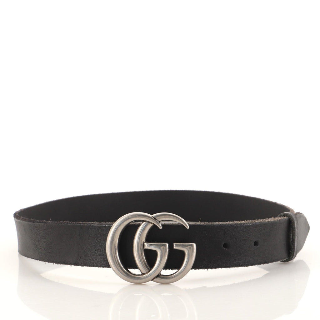 GG Marmont Belt Leather Thin 80