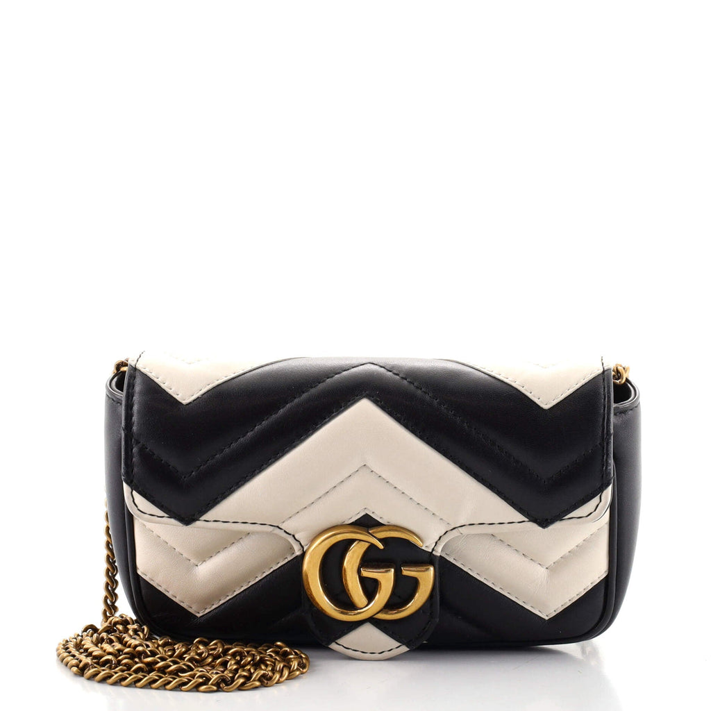 GG Marmont Flap Bag Matelasse Leather Super Mini