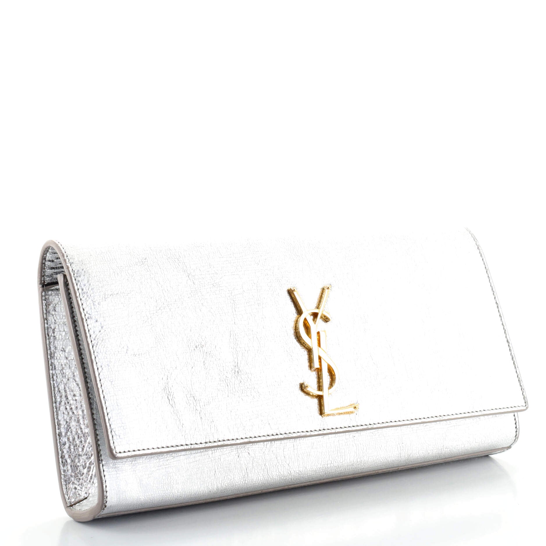 Classic Monogram Clutch Leather Long