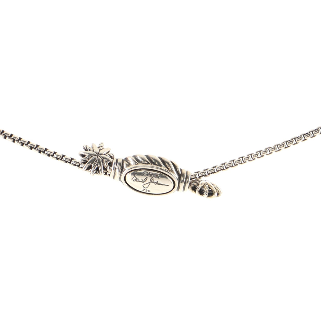 Starburst Y-Necklace Sterling Silver with Diamonds