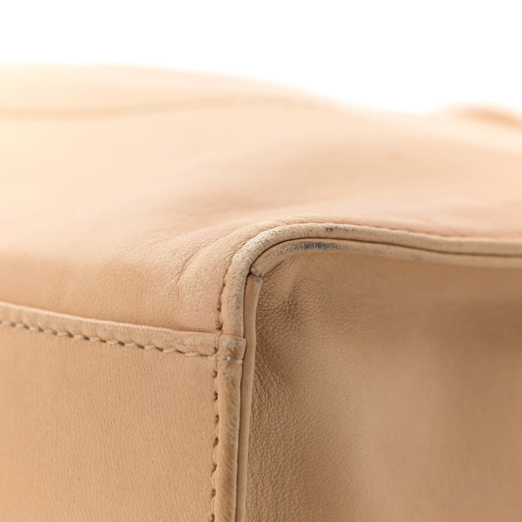 Lambskin CC Shoulder Bag Beige