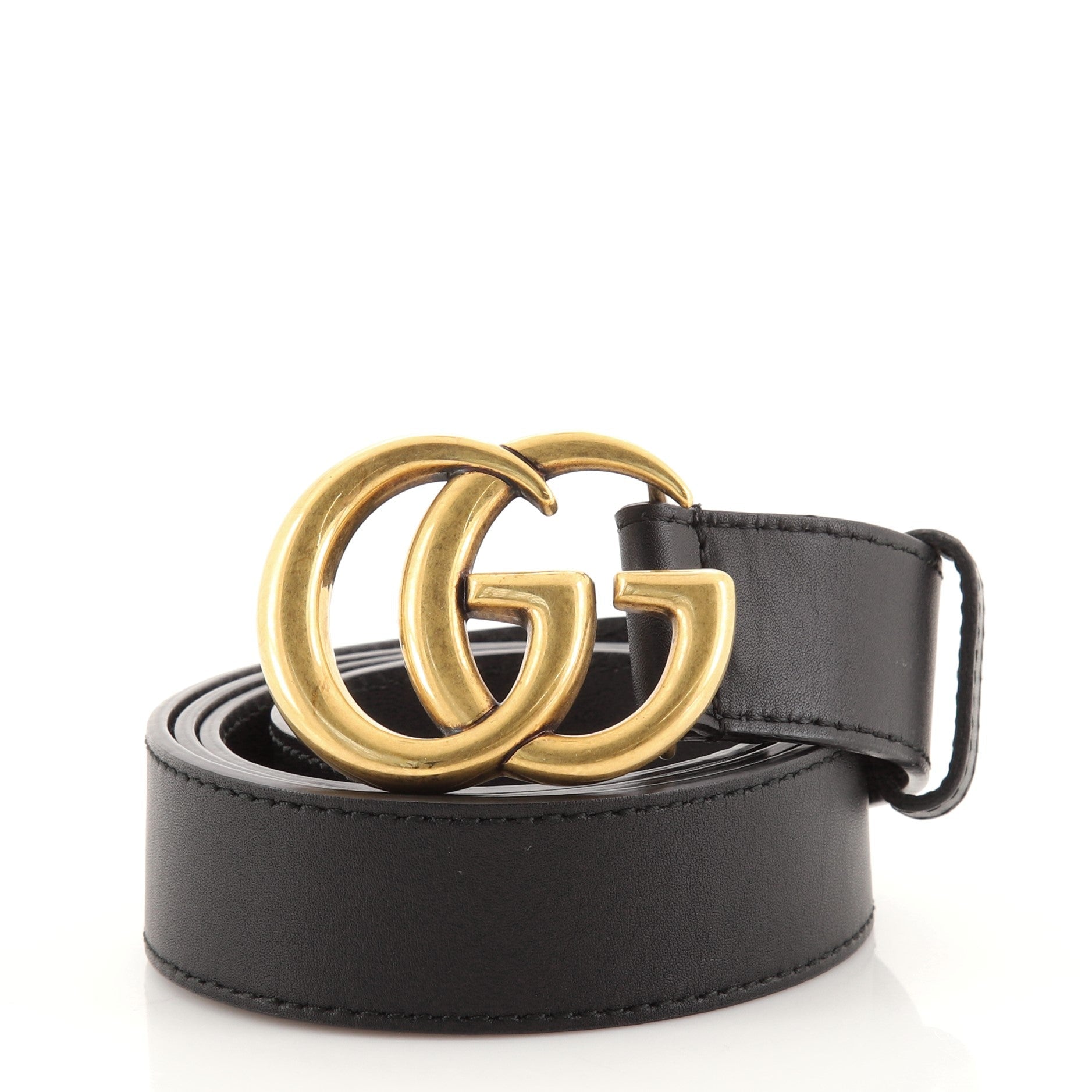 GG Marmont Belt Leather Thin 95