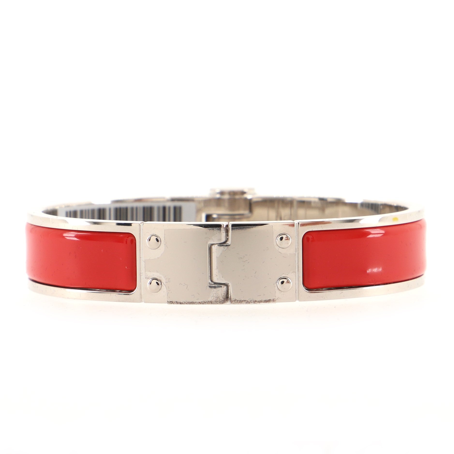 Hinged Bracelet Metal with Enamel Thin