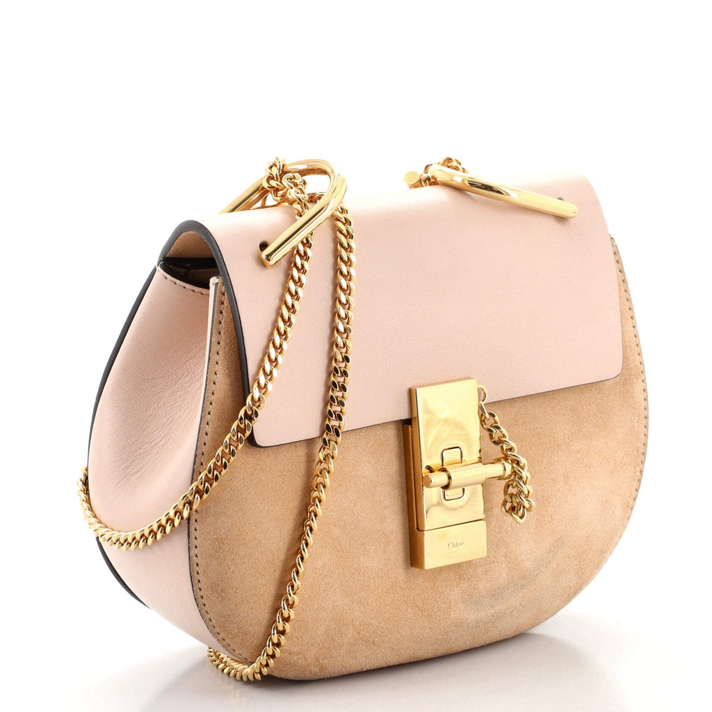 Drew Crossbody Bag Leather and Suede Mini