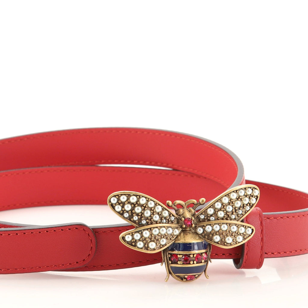 Queen Margaret Bee Belt Leather Thin 85