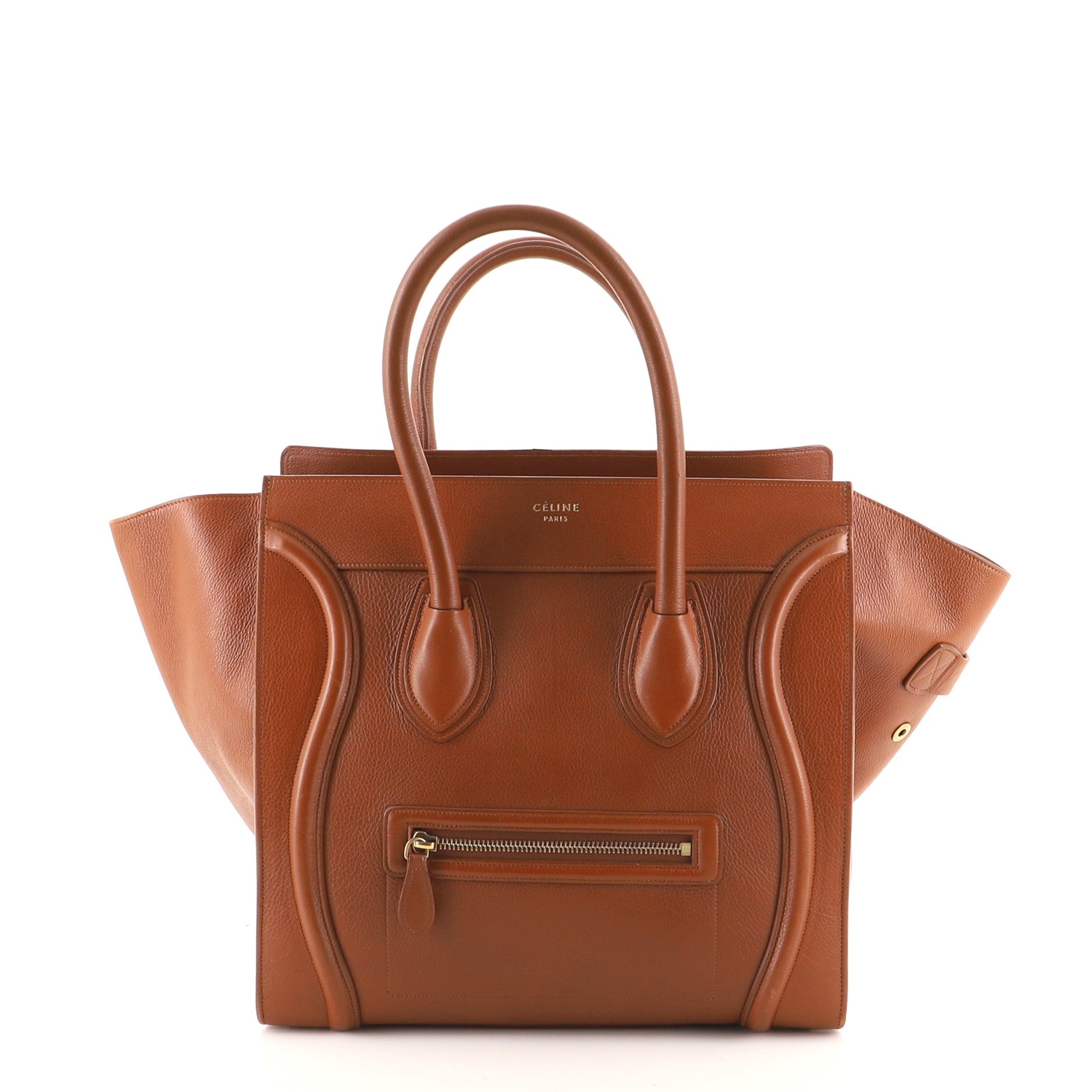 Luggage Bag Grainy Leather Mini