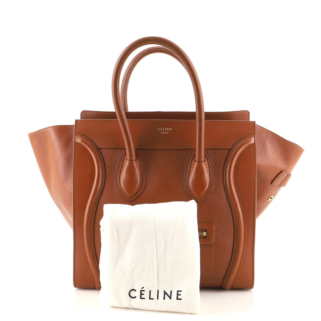 Luggage Bag Grainy Leather Mini