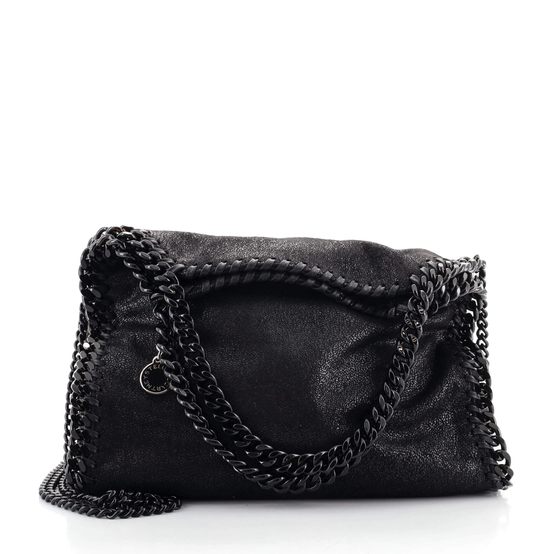 Falabella Fold Over Crossbody Bag Shaggy Deer Mini