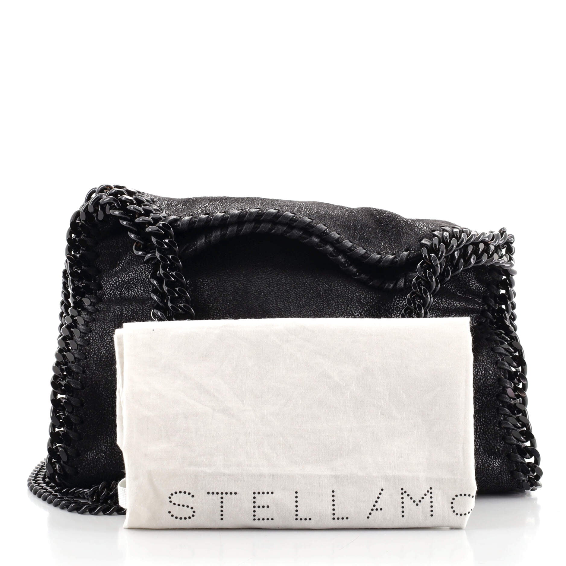 Falabella Fold Over Crossbody Bag Shaggy Deer Mini