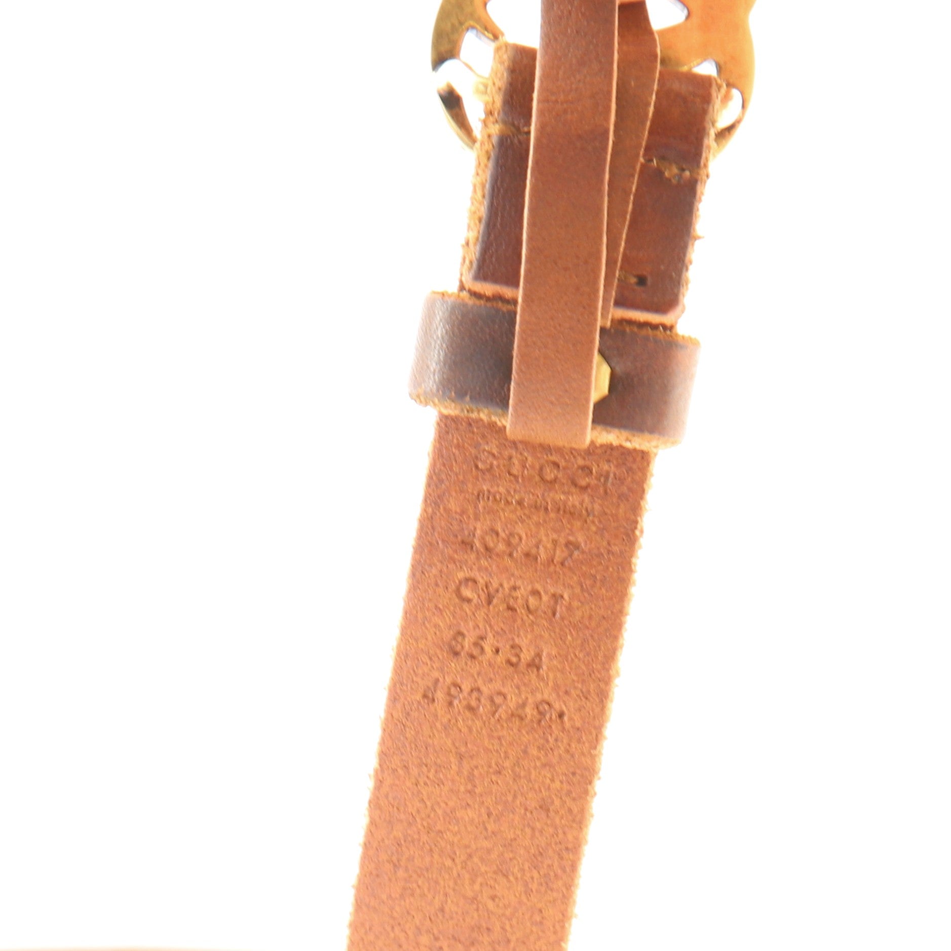 GG Marmont Belt Leather Thin 85