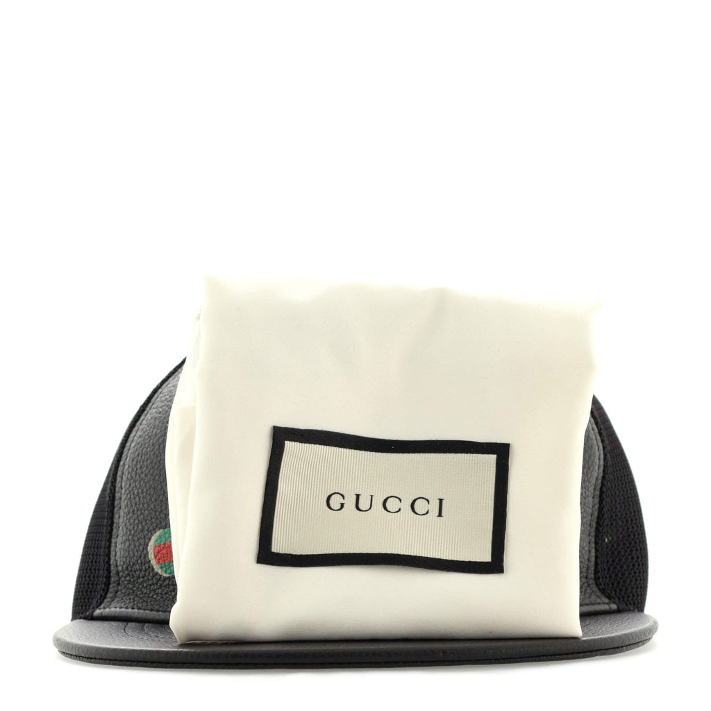 Logo Baseball Cap Printed Leather XL