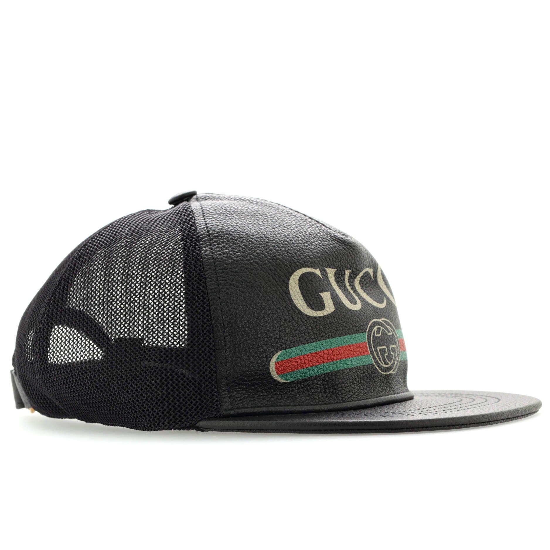 Logo Baseball Cap Printed Leather XL