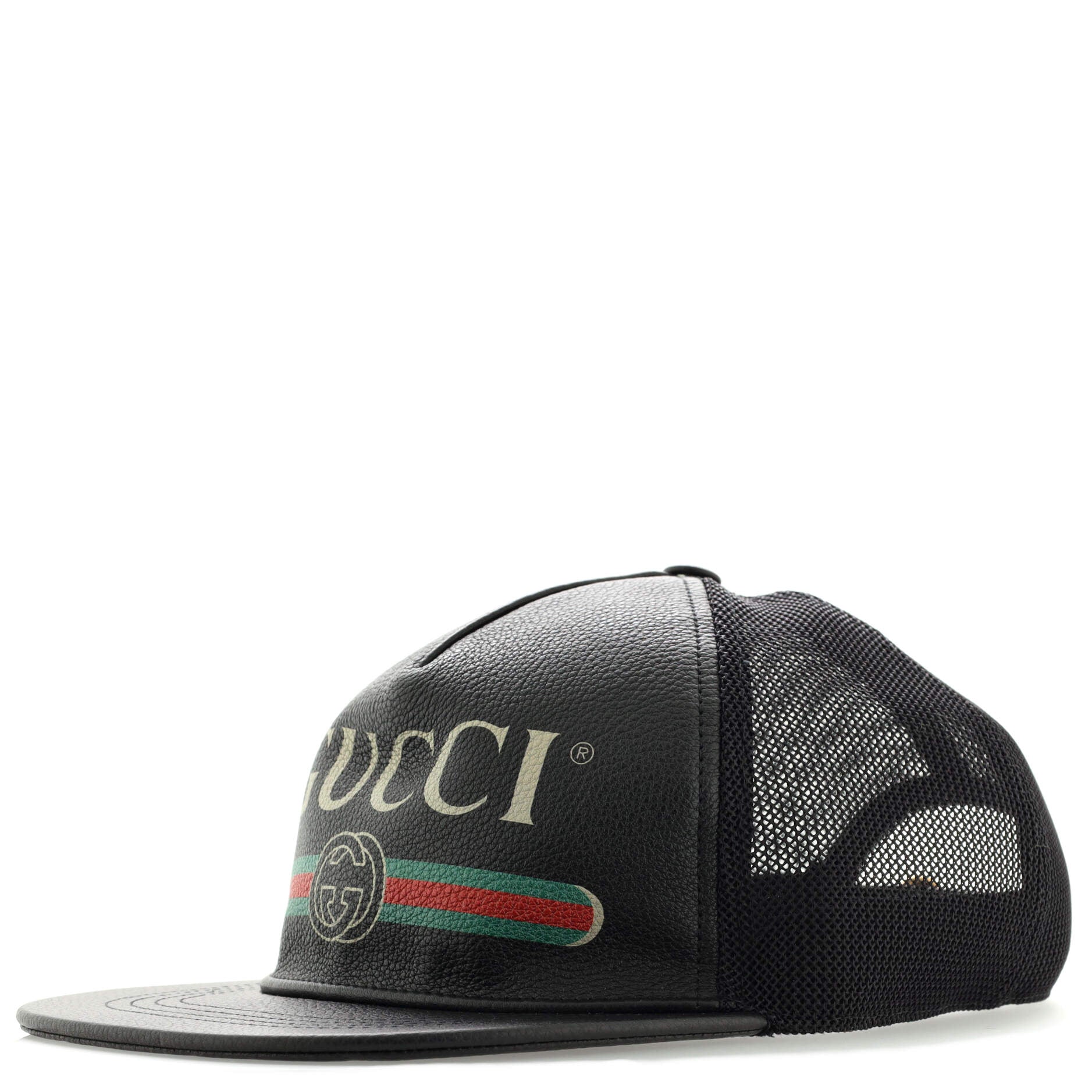 Logo Baseball Cap Printed Leather XL
