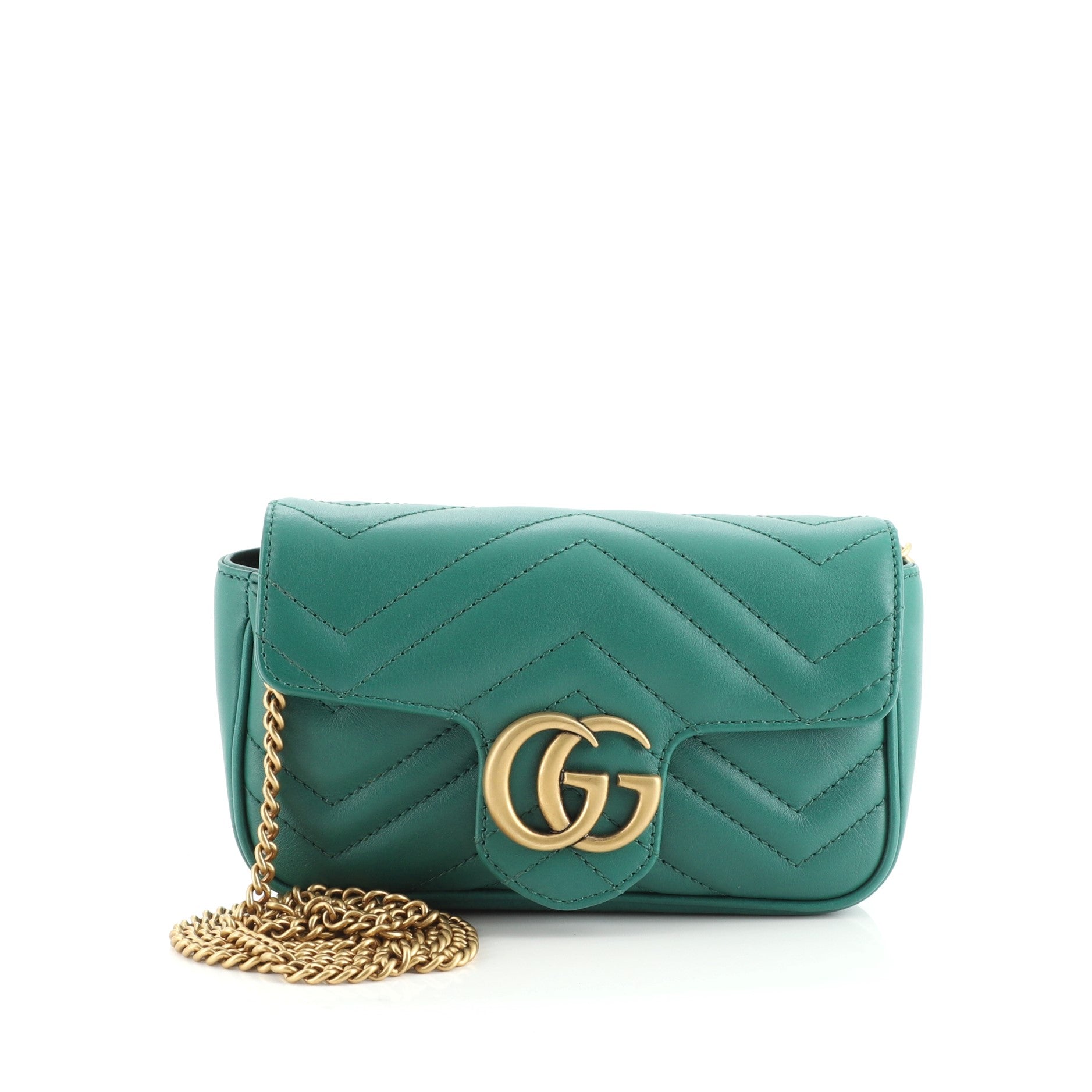 GG Marmont Flap Bag Matelasse Leather Super Mini