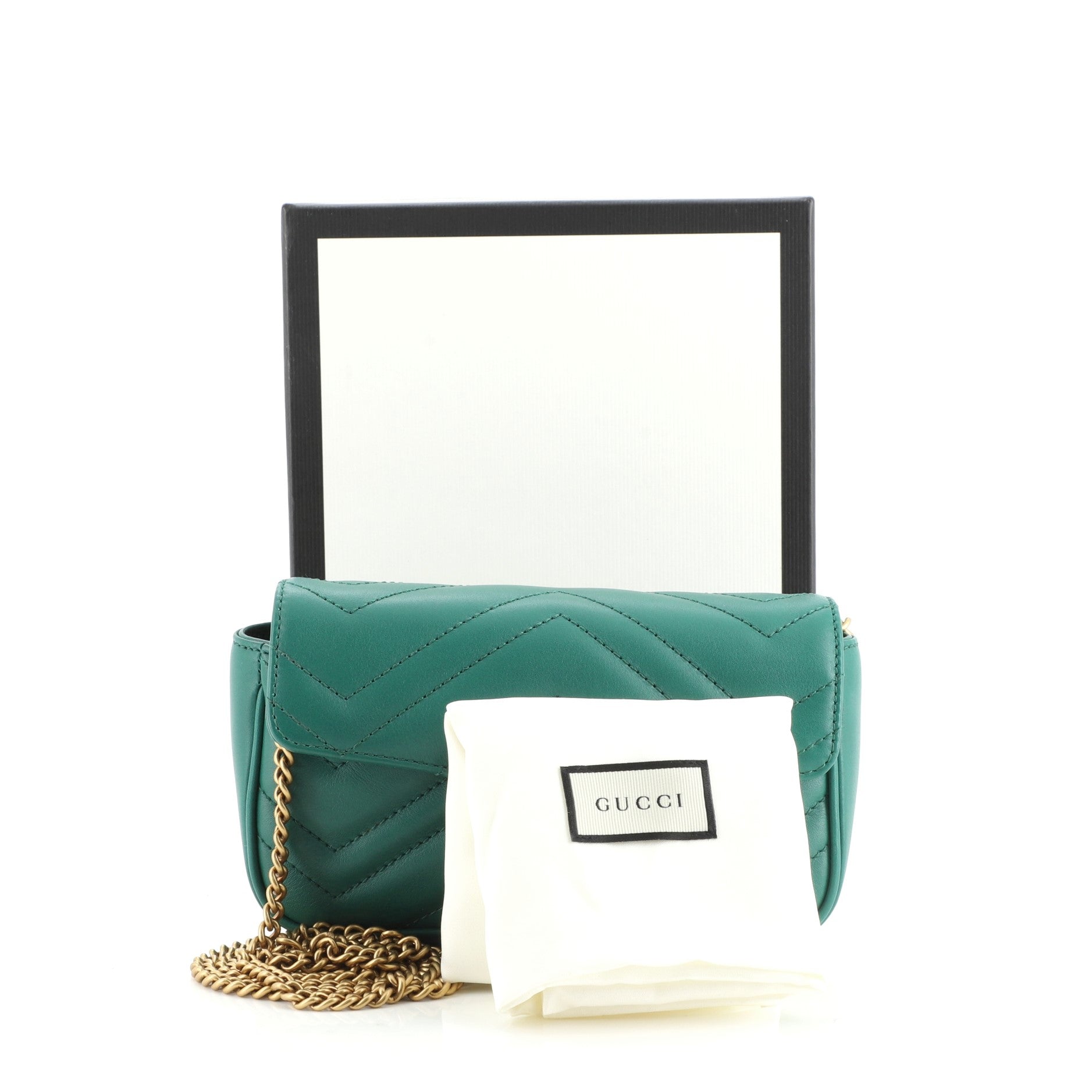 GG Marmont Flap Bag Matelasse Leather Super Mini