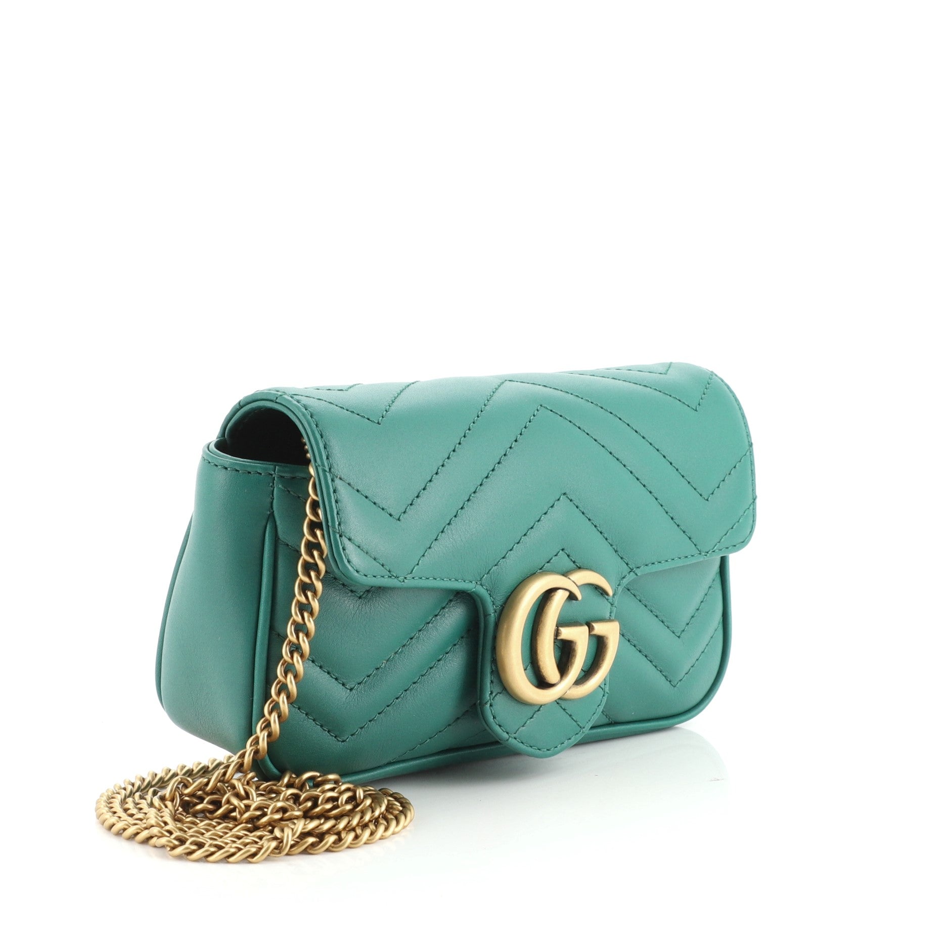 GG Marmont Flap Bag Matelasse Leather Super Mini