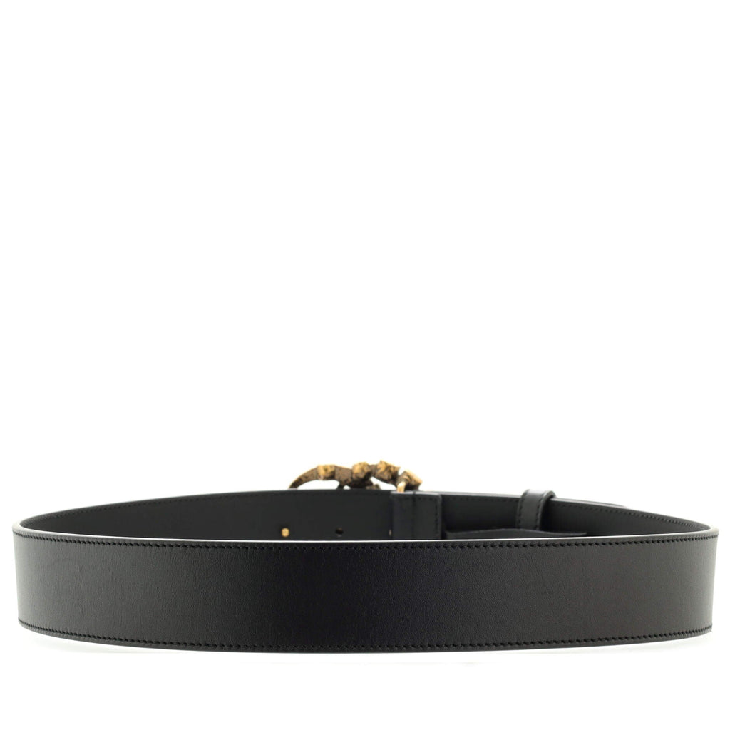 GG Marmont Belt Leather with Multicolor Crystals Wide 85