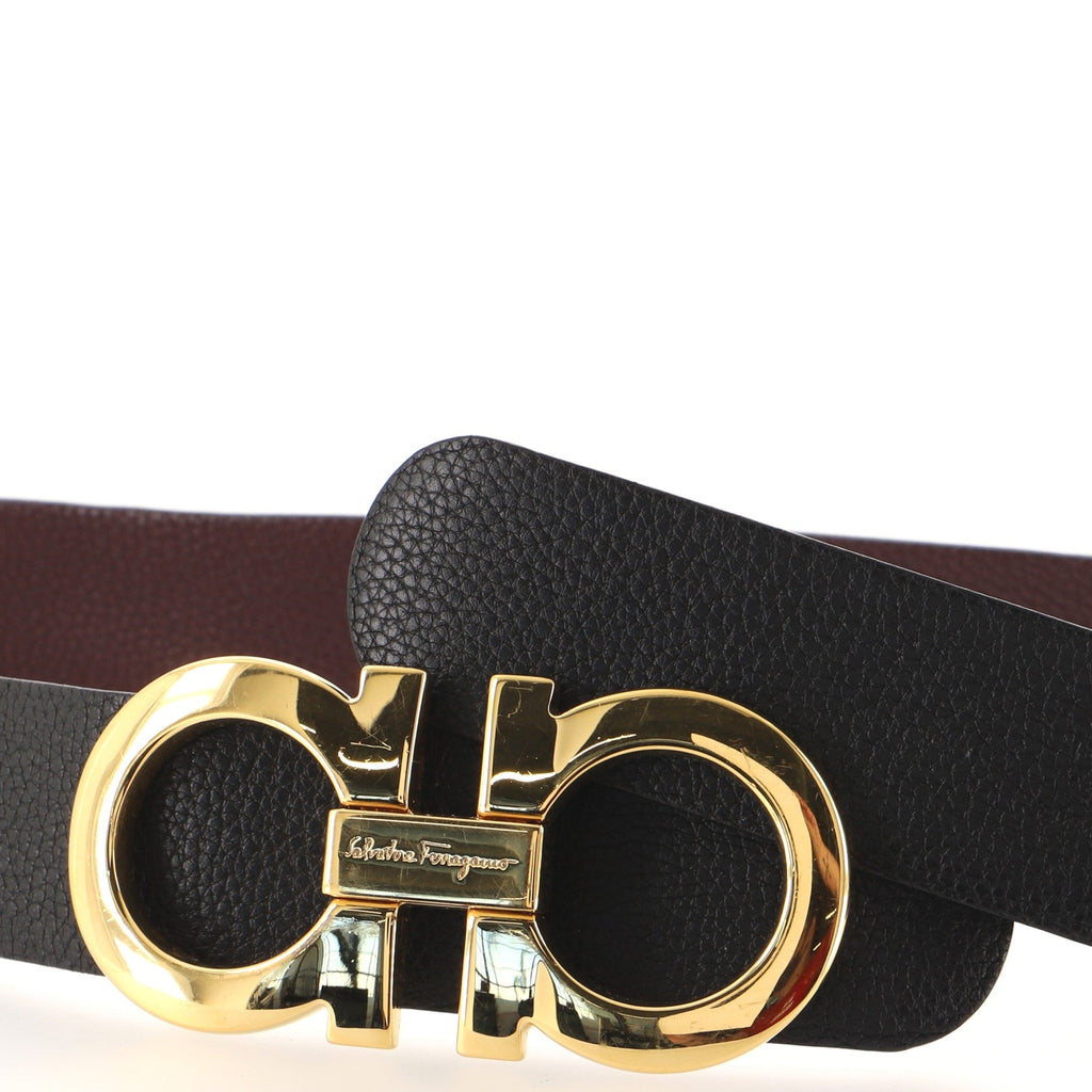 Gancini Belt Leather Wide 110