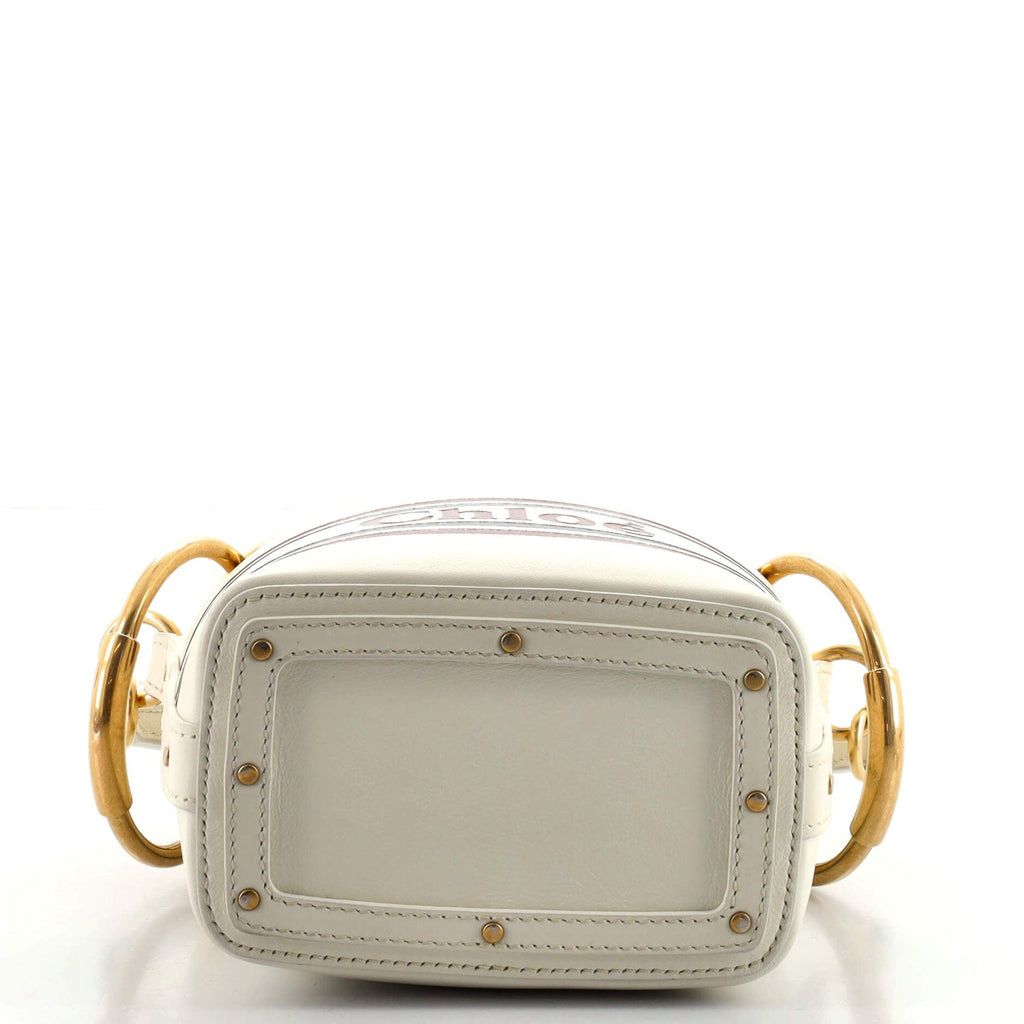 Roy Logo Bucket Bag Printed Leather Mini