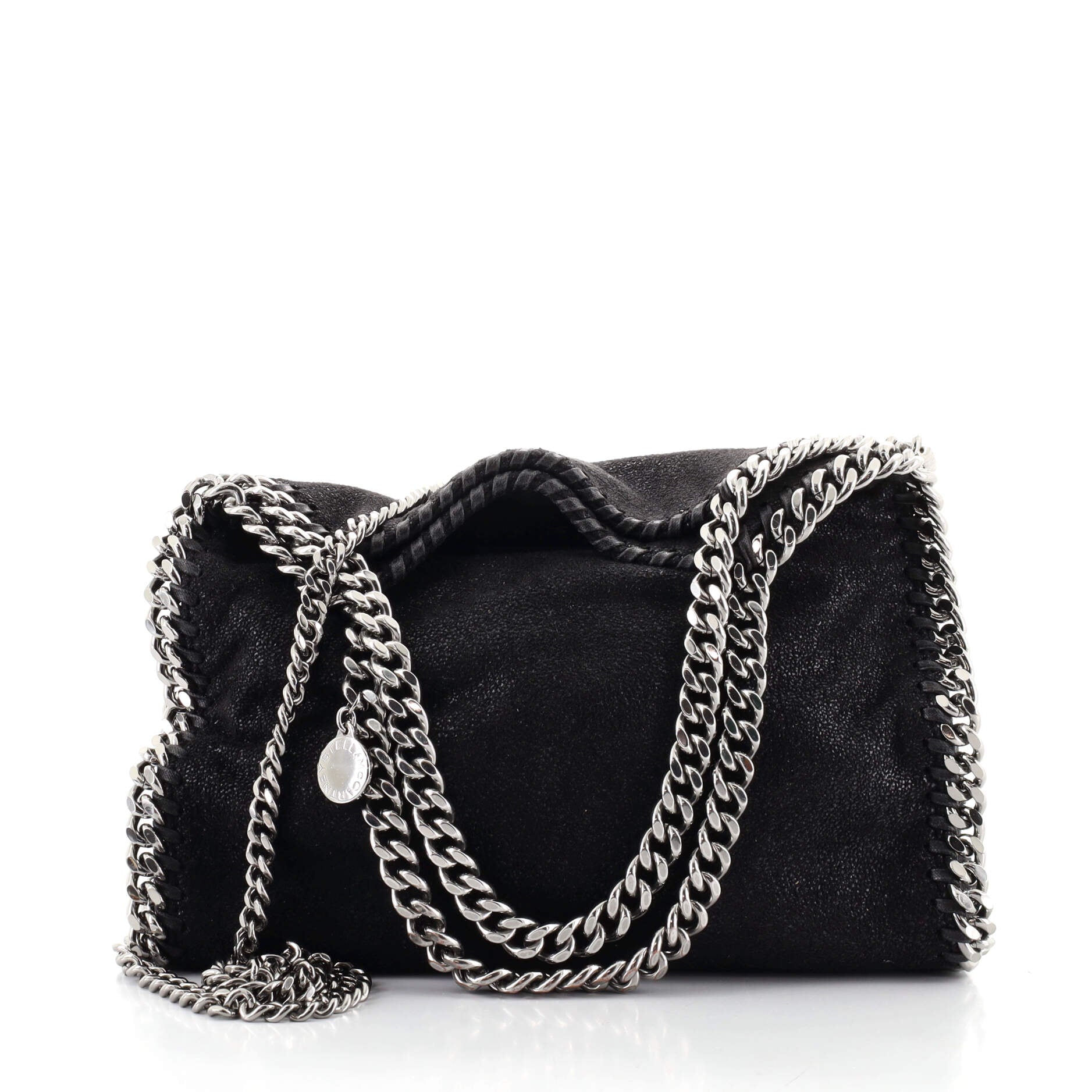 Falabella Fold Over Crossbody Bag Shaggy Deer Mini