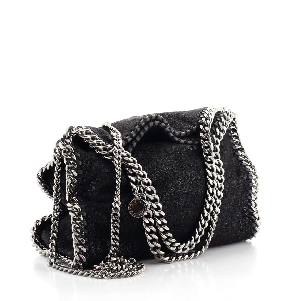 Falabella Fold Over Crossbody Bag Shaggy Deer Mini