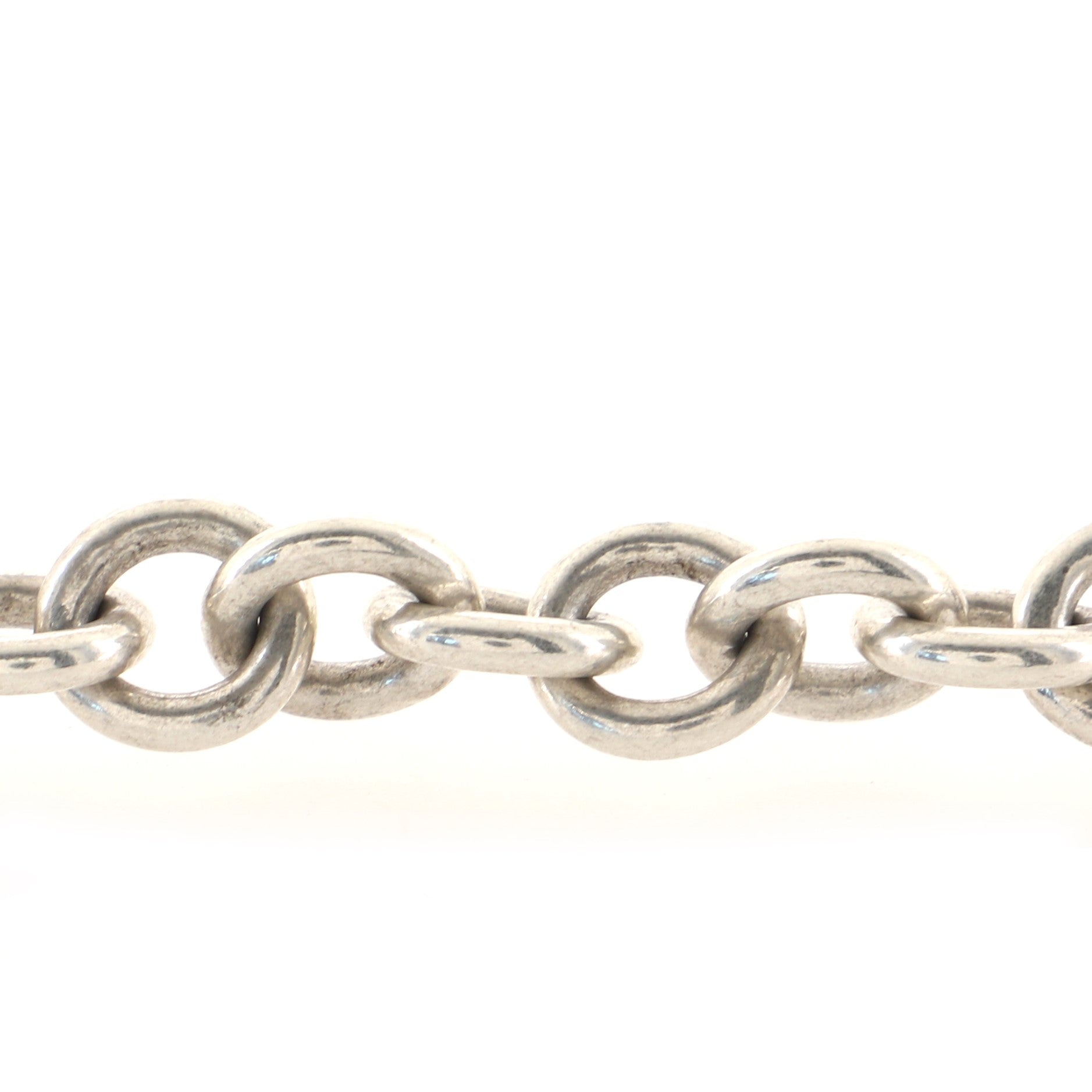 Heart Tag Bracelet Sterling Silver