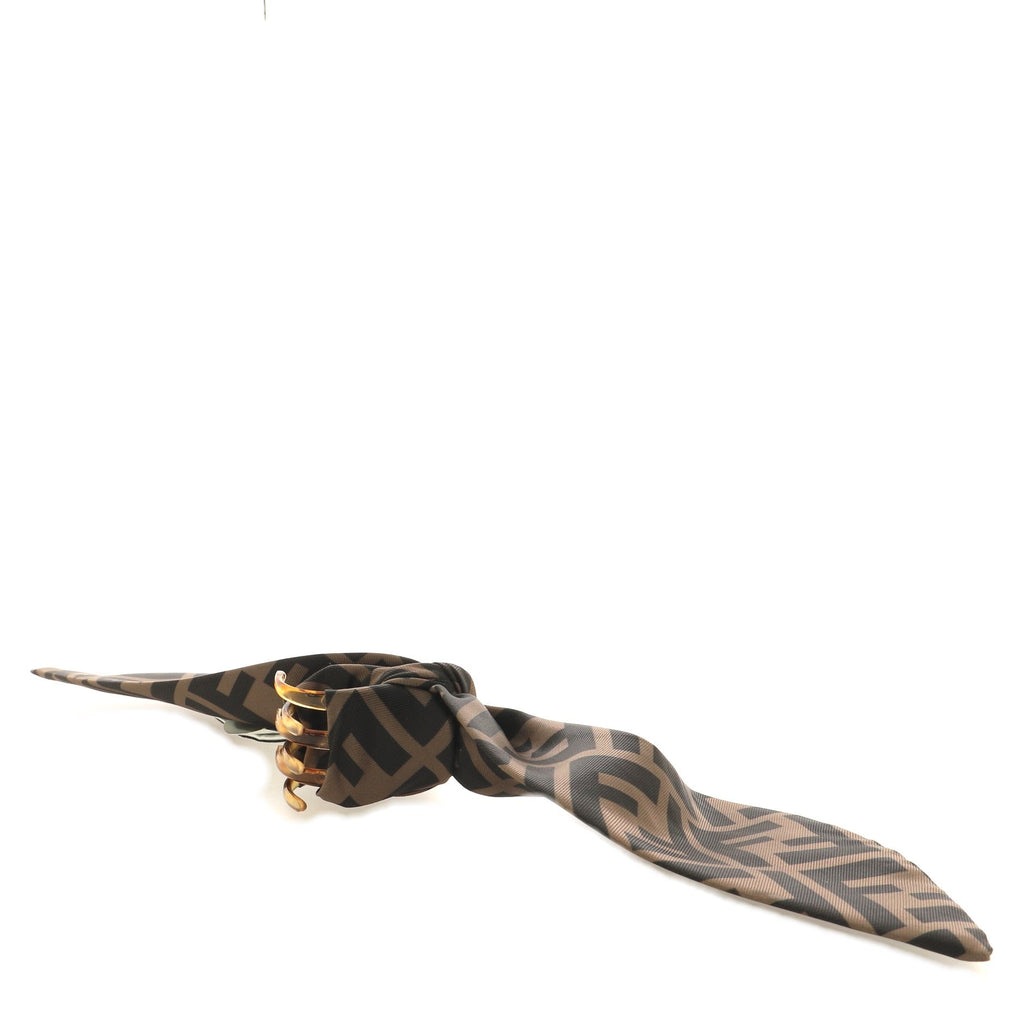 Bow Hair Clip Zucca Silk Twill Large XS