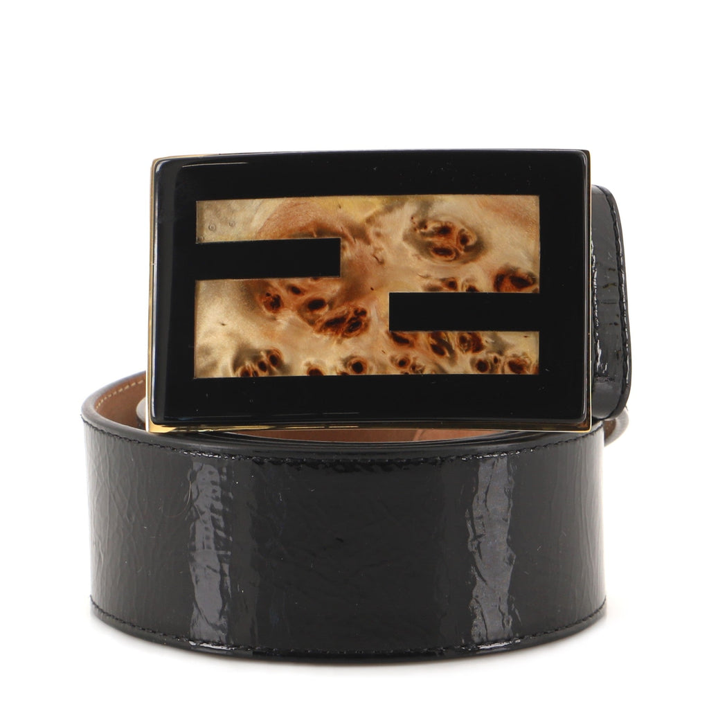 FF Buckle Belt Patent and Resin Wide 90
