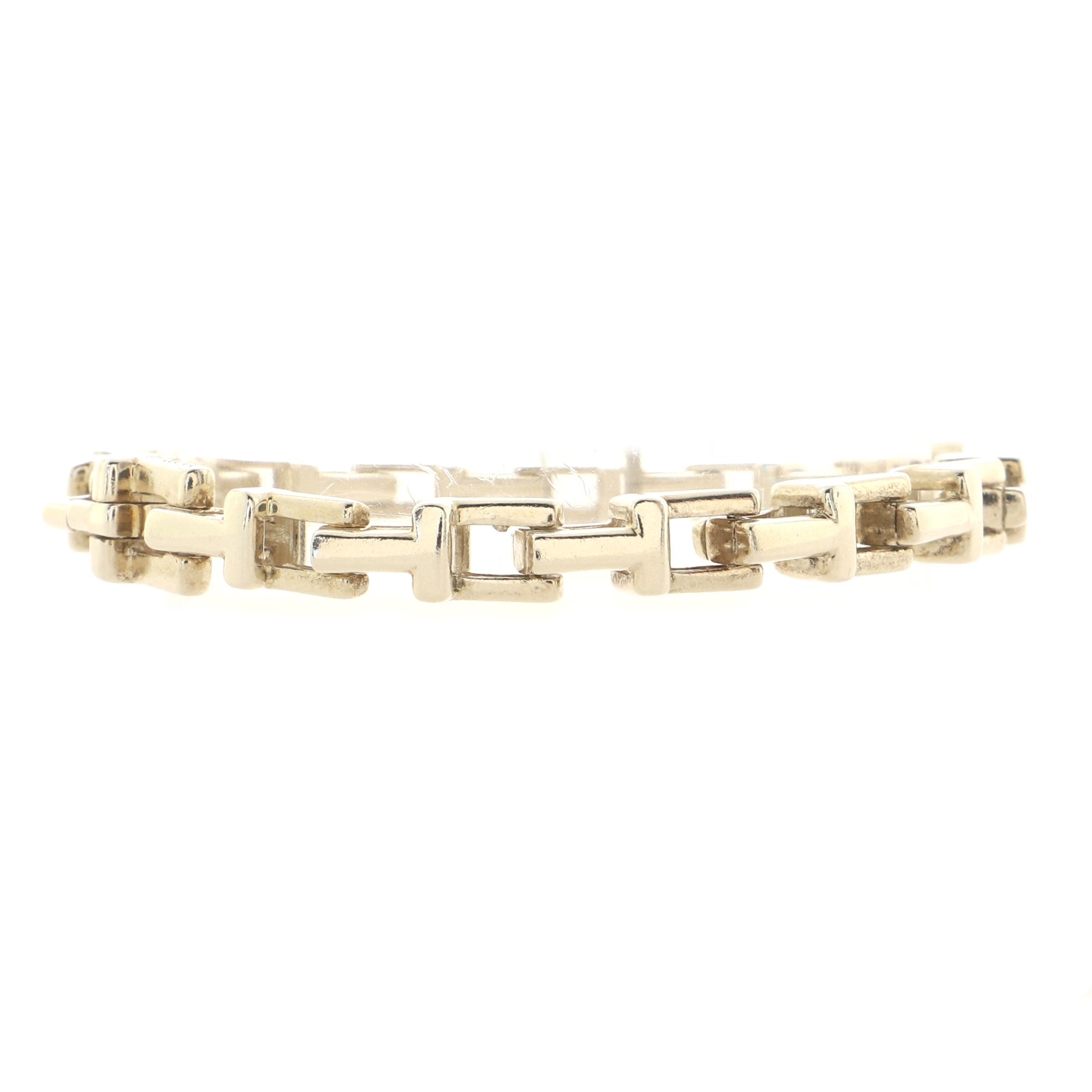 T Chain Bracelet Sterling Silver
