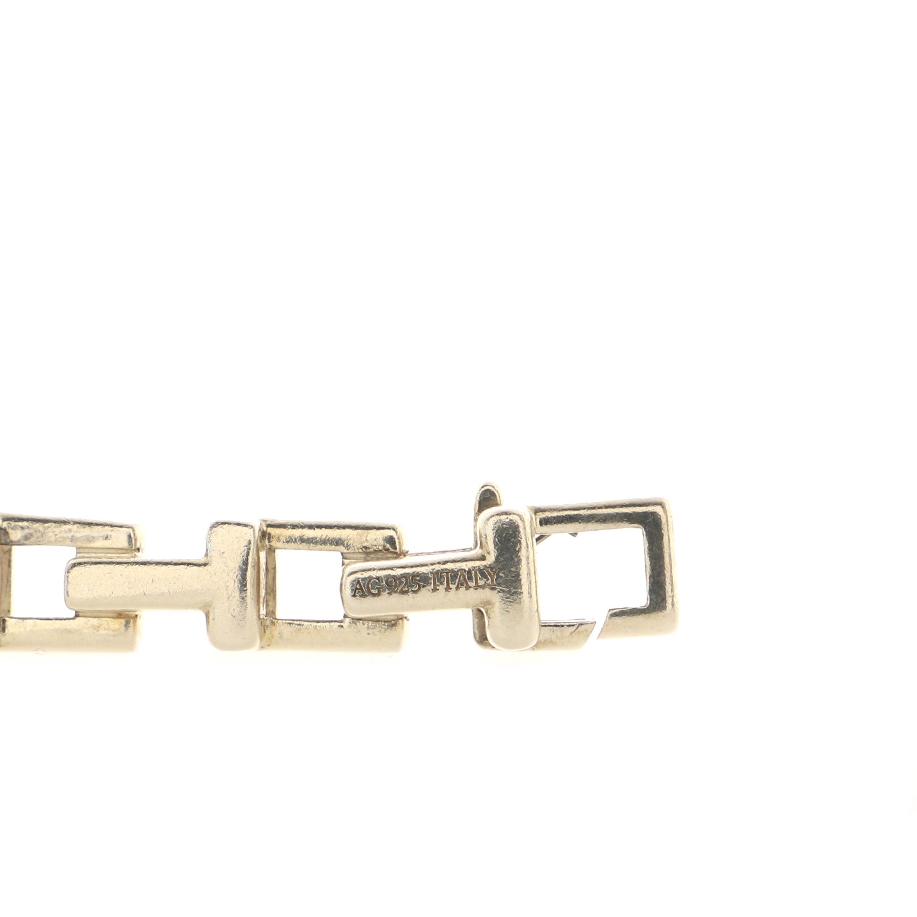 T Chain Bracelet Sterling Silver