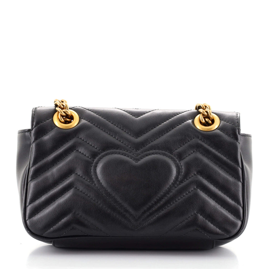 GG Marmont Flap Bag Matelasse Leather Mini