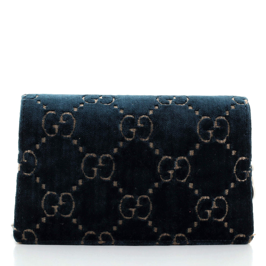 Dionysus Bag GG Velvet Super Mini