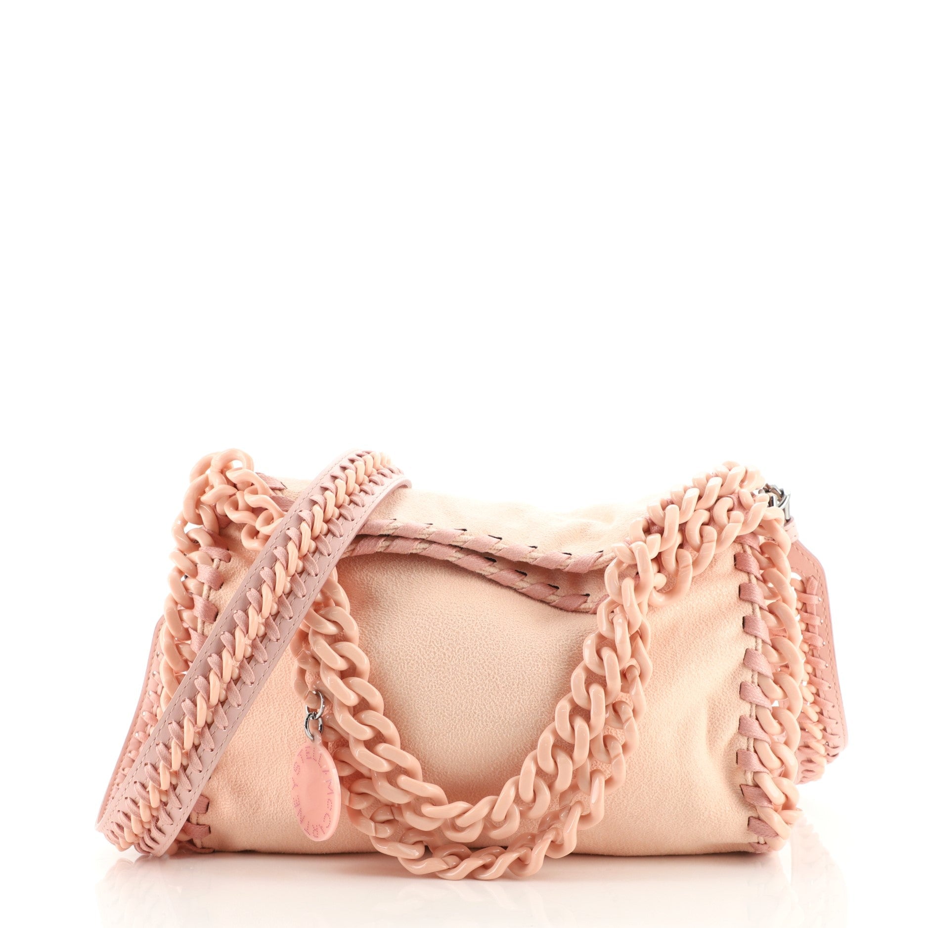 Candy Falabella Fold Over Crossbody Bag Shaggy Deer Mini