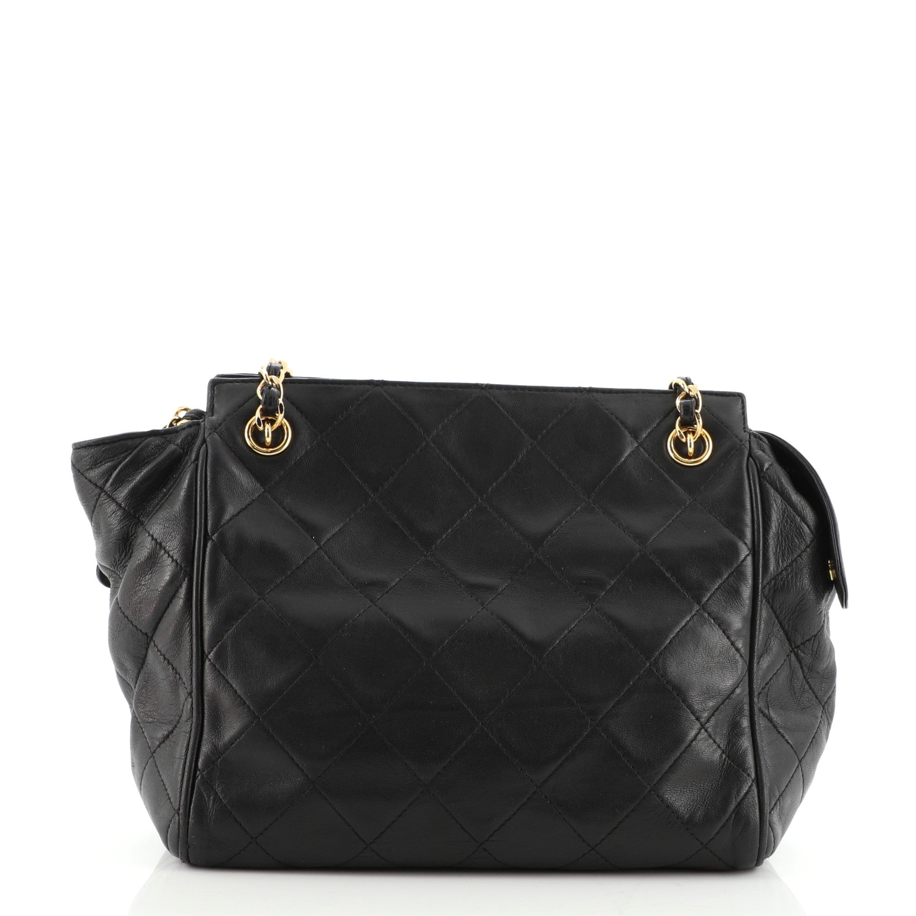 Vintage Chain Tote Quilted Lambskin Mini