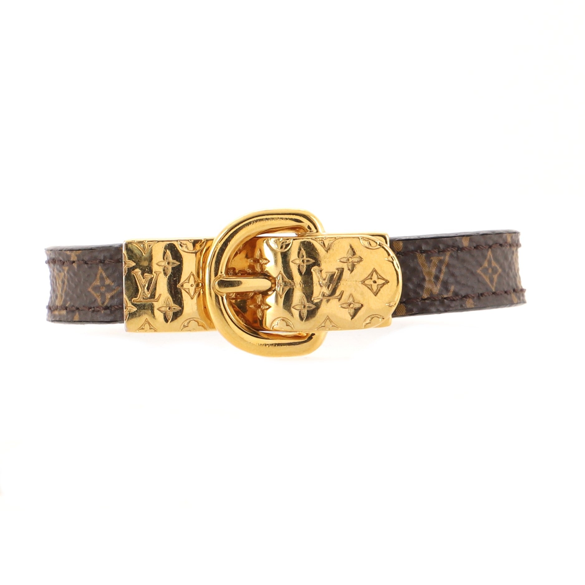 Fasten Your LV Bracelet Monogram Canvas and Metal