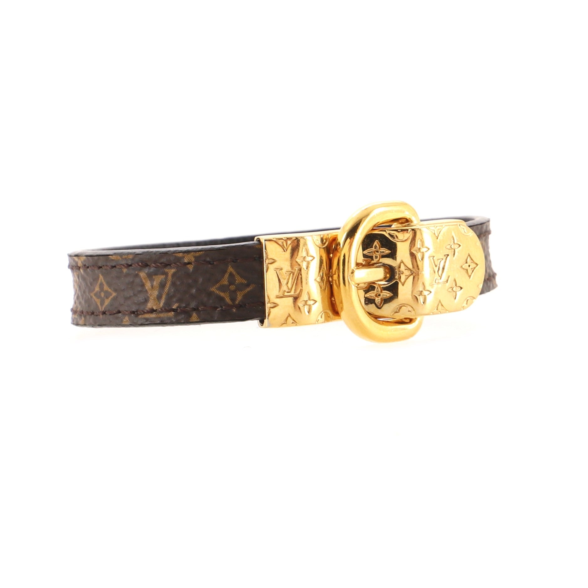 Fasten Your LV Bracelet Monogram Canvas and Metal
