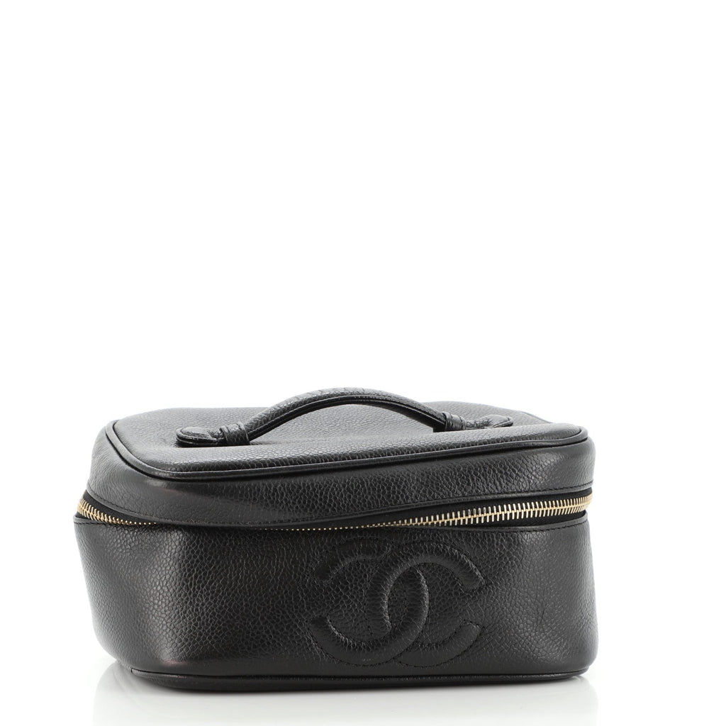 Vintage Timeless Cosmetic Case Caviar Medium